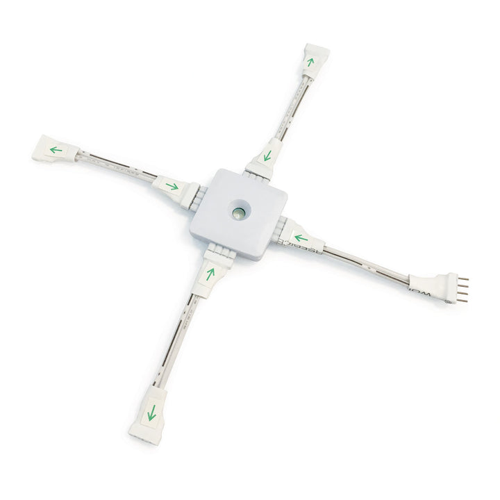 Nora NAHO-601W  inchX inch Splitter Cable for High Ouput & Hy-Brite LED Tape Light