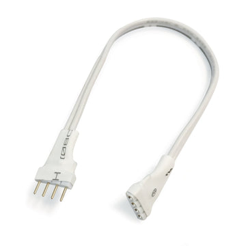 Nora NAHO-606W 6 inch Interconnection Cable for High Ouput & Hy-Brite LED Tape Light