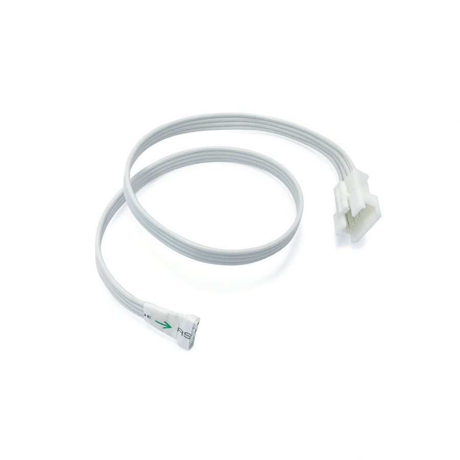 Nora NARGB-710W 12 inch Power Line Interconnector for 24V CCT LED Tape Light