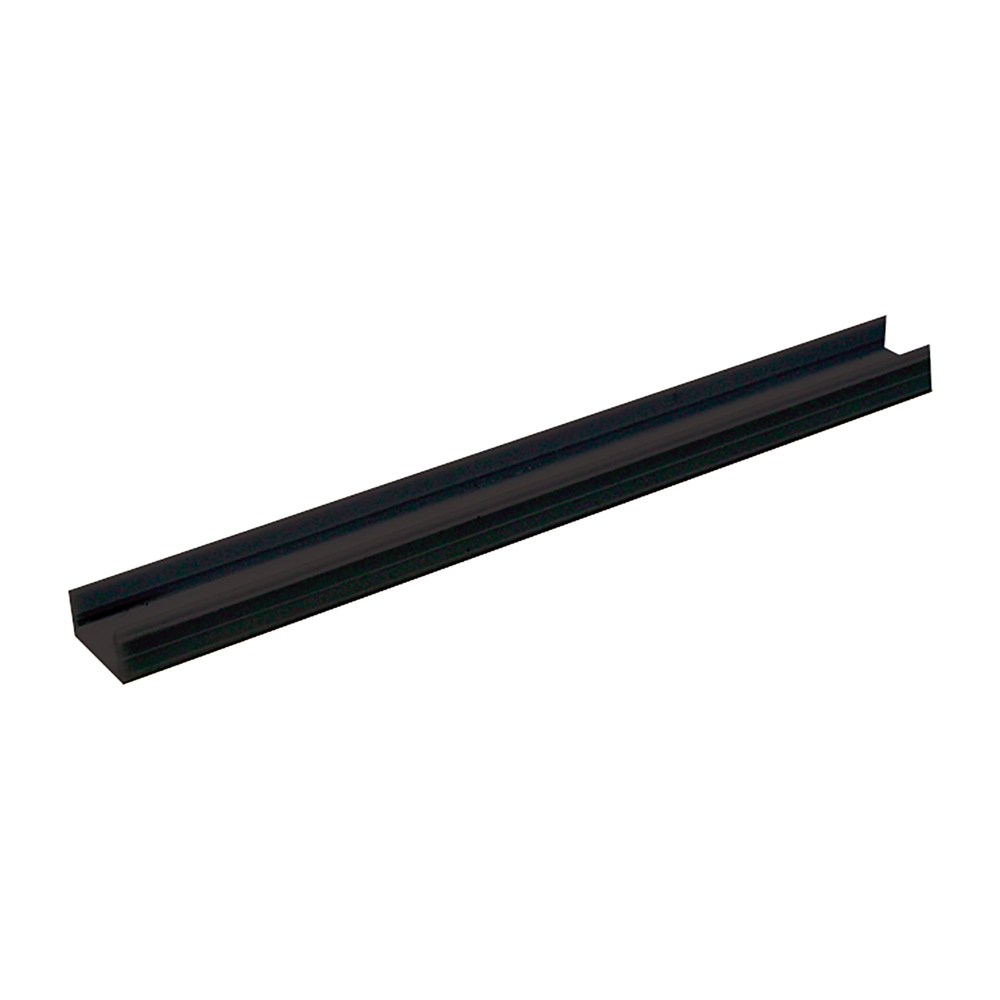 Nora Lighting NATL-420B - Accent / Undercabinet - 4-ft Plastic Channel for Tape Light, Black