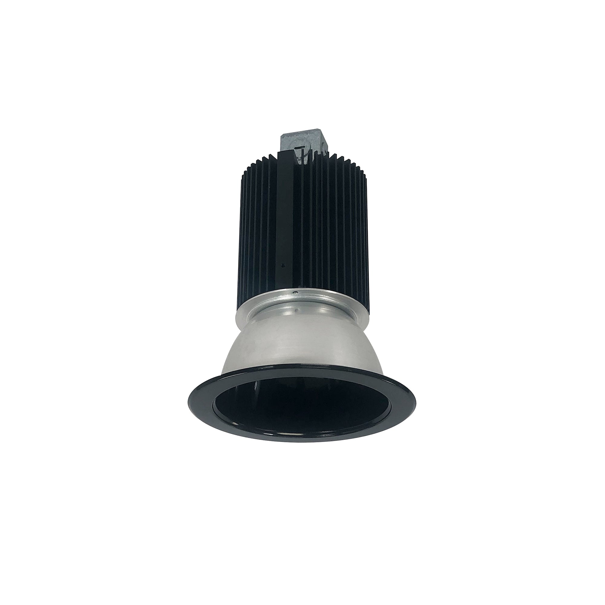 Nora Lighting NC2-431L2540SBSF - Recessed - 4 Inch Sapphire II Open Reflector, 2500lm, 4000K, 20-Degrees Spot, Black Self Flanged