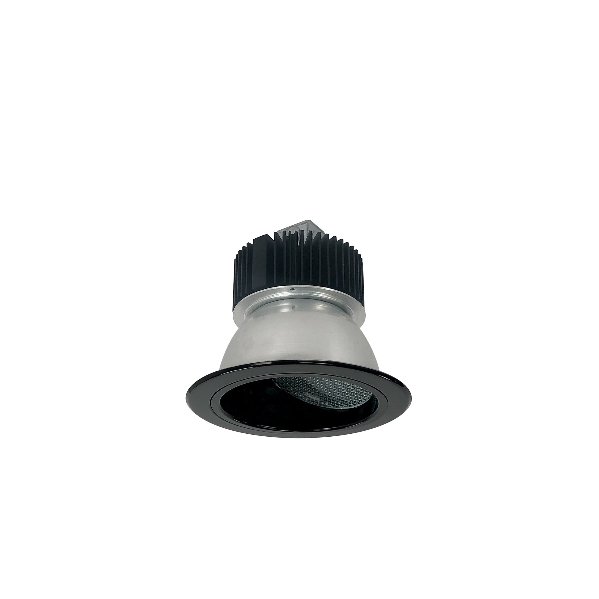 Nora Lighting NC2-436L0940SBSF - Recessed - 4 Inch Sapphire II Wall Wash, 900lm, 4000K, 20-Degrees Spot, Black Self Flanged