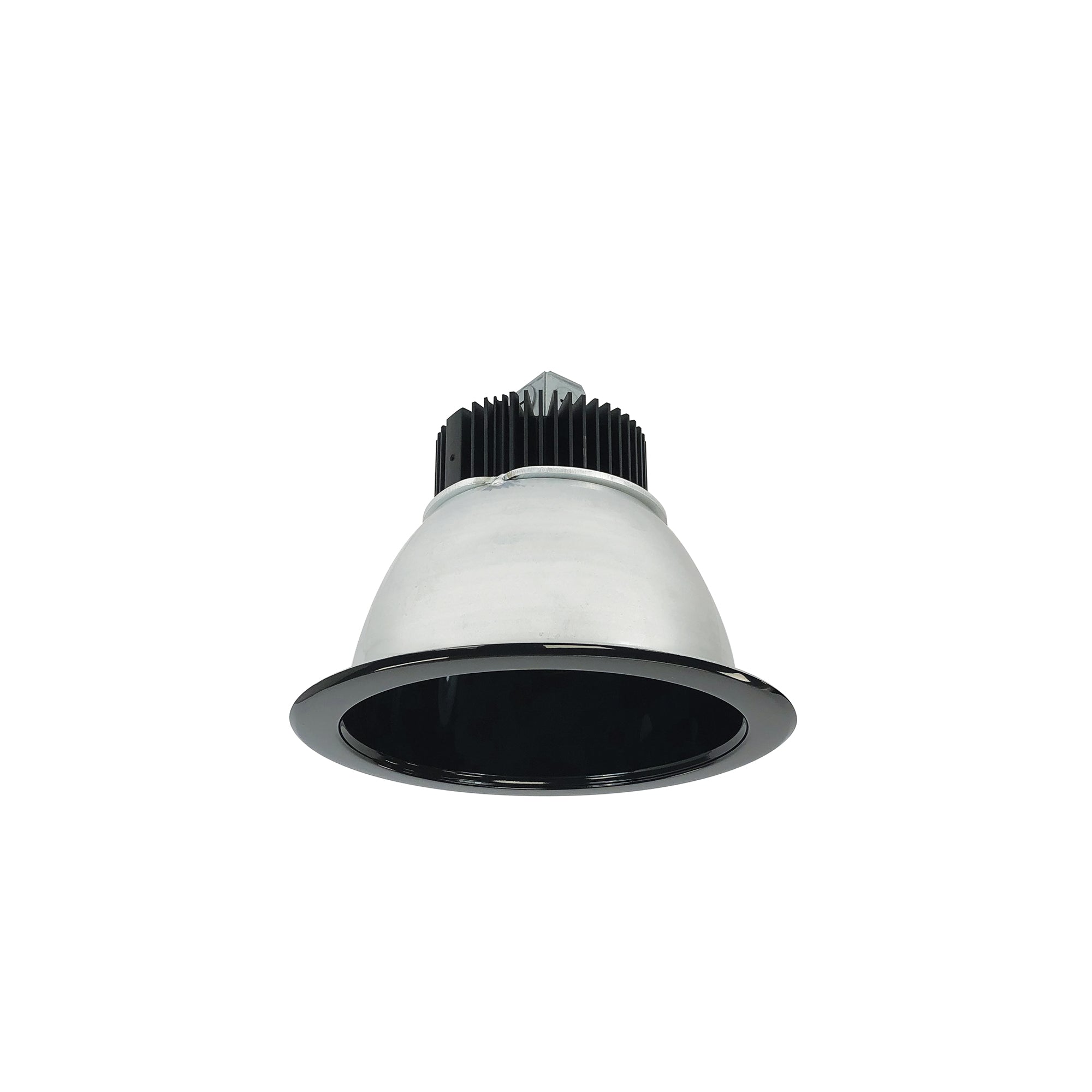 Nora Lighting NC2-631L0940SBSF - Recessed - 6 Inch Sapphire II Open Reflector, 900lm, 4000K, 20-Degrees Spot, Black Self Flanged