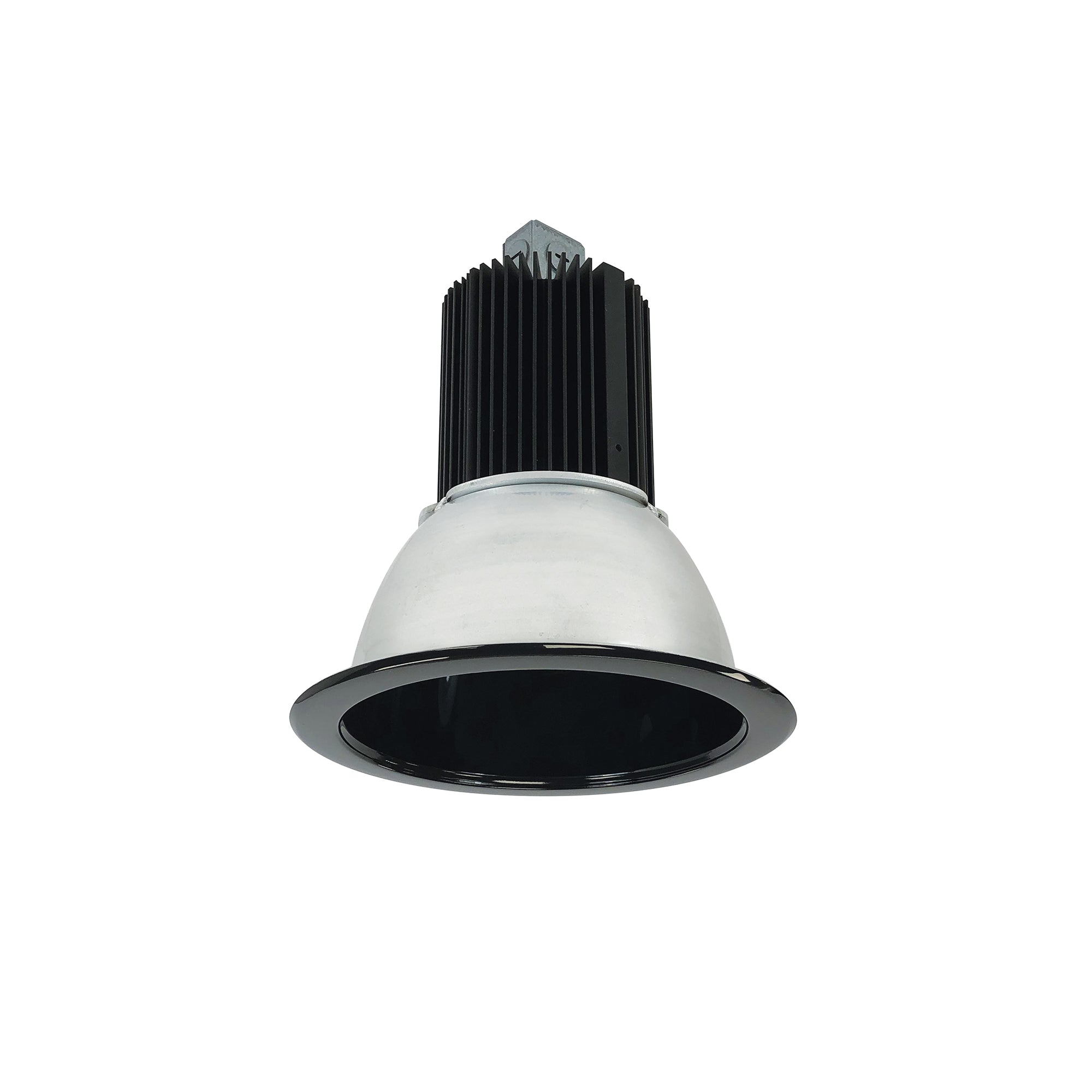 Nora Lighting NC2-631L2530MBSF - Recessed - 6 Inch Sapphire II Open Reflector, 2500lm, 3000K, 40-Degrees Narrow Flood, Black Self Flanged