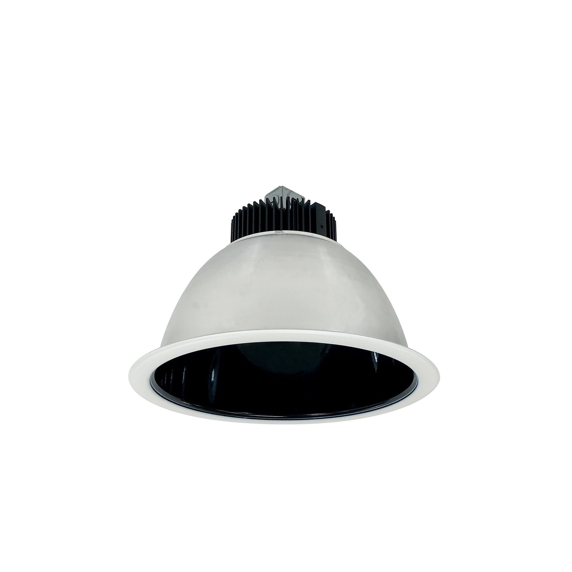 Nora Lighting NC2-831L0935SBWSF - Recessed - 8 Inch Sapphire II Open Reflector, 900lm, 3500K, 20-Degrees Spot, Black/White