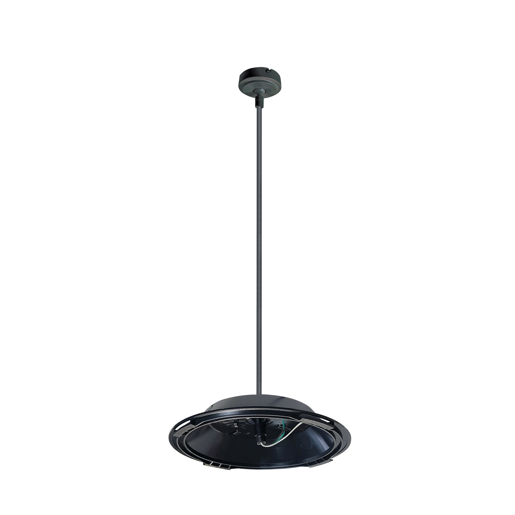 Nora Lighting NELOCAC-16STB/12 - Pendant - 16 Inch ELO 12 Inch Stem Mounting Kit, Black