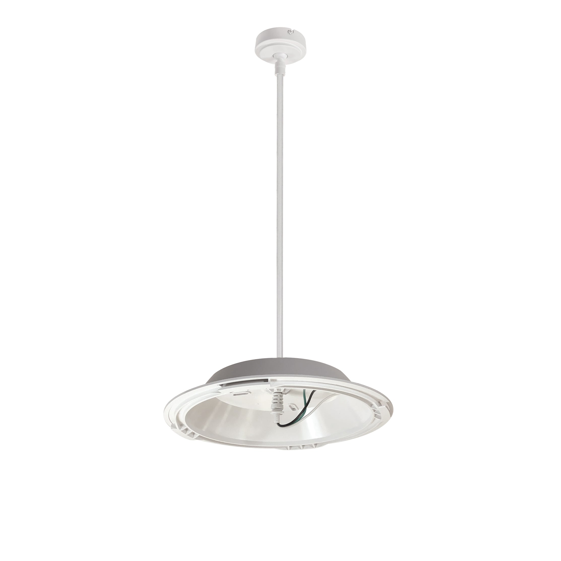 Nora Lighting NELOCAC-16STW/48 - Pendant - 16 Inch ELO 48 Inch Stem Mounting Kit, White