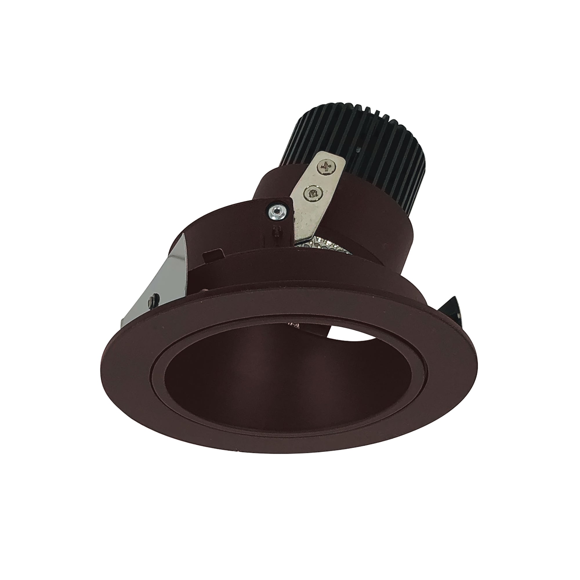 Nora Lighting NIO-4RDCDXBZ - Recessed - 4 Inch Iolite LED Round Adjustable Deep Reflector, 800lm / 14W, Comfort Dim, Bronze Reflector / Bronze Flange