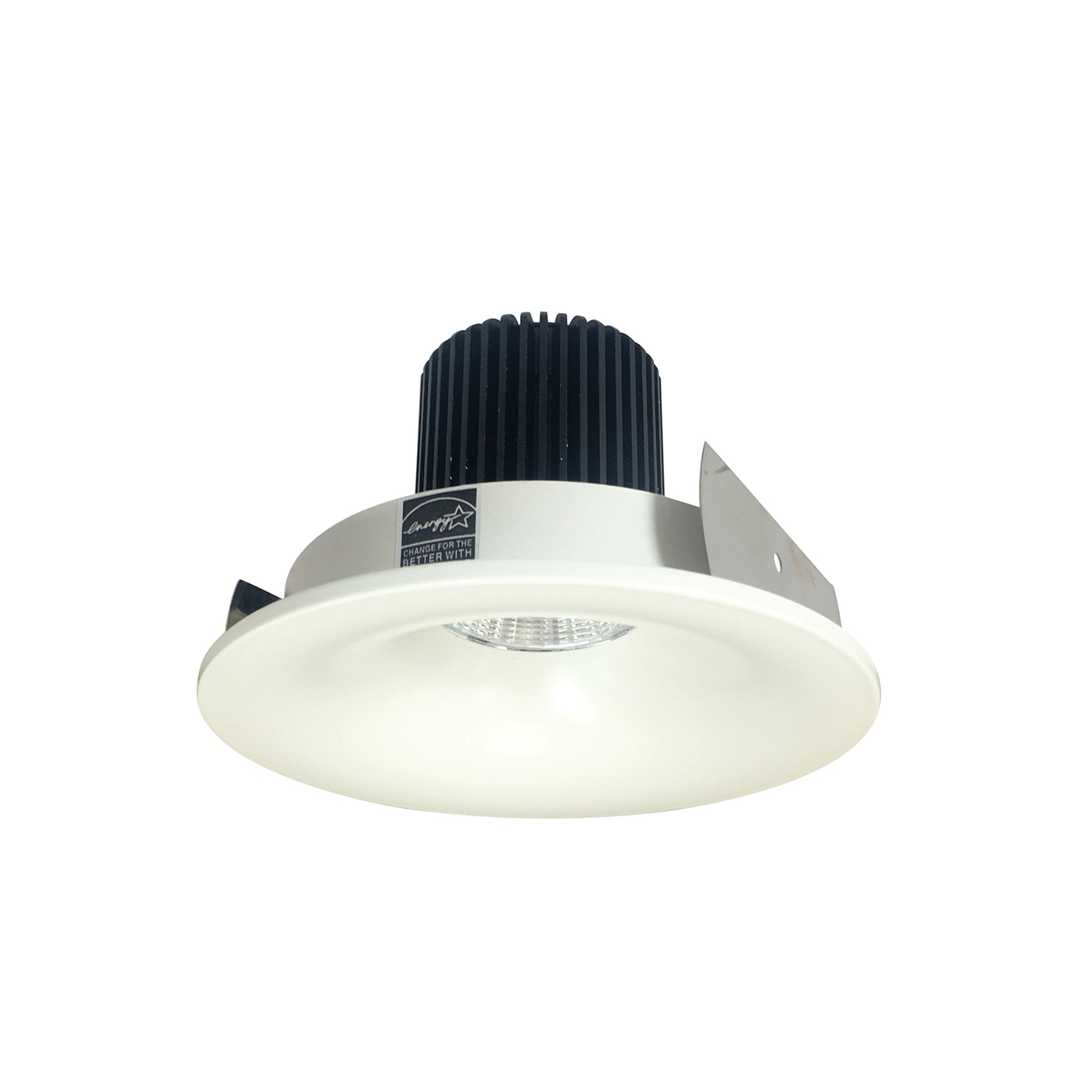 Nora Lighting NIO-4RNB40XWW/10 - Recessed - 4 Inch Iolite LED Round Bullnose, 1000lm / 14W, 4000K, White Finish