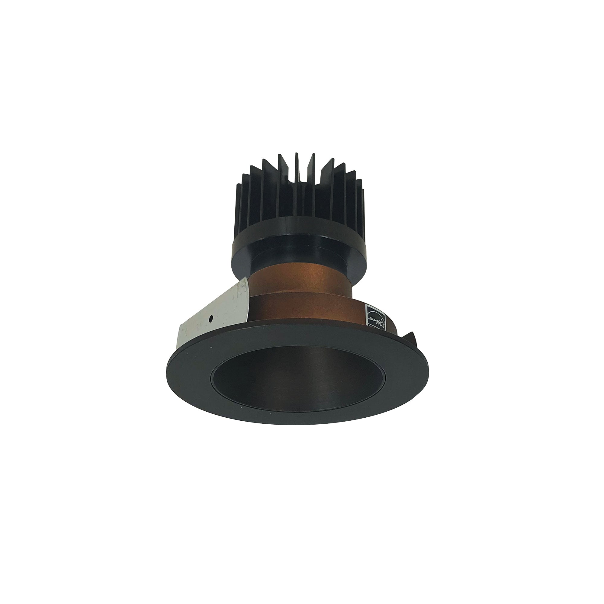 Nora Lighting NIO-4RNDC27XBZ/HL - Recessed - 4 Inch Iolite LED Round Reflector, 1500lm/2000lm/2500lm (varies by housing), 2700K, Bronze Reflector / Bronze Flange