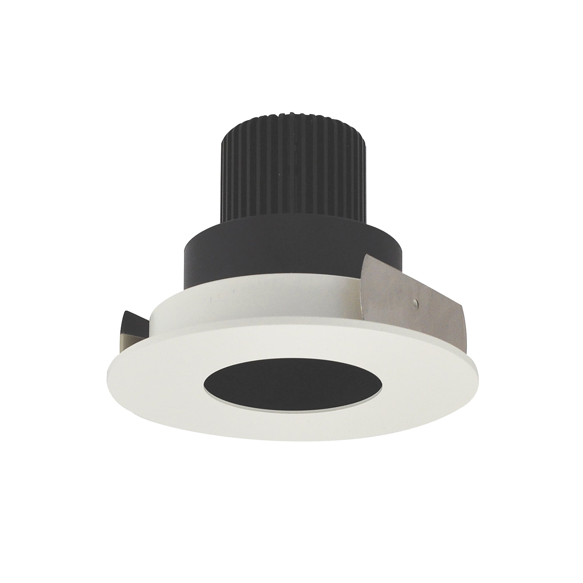 Nora Lighting NIO-4RPH27QMPW - Recessed - 4 Inch Iolite LED Round Pinhole, 10-Degree Optic, 800lm / 12W, 2700K, Matte Powder White Pinhole / Matte Powder White Flange