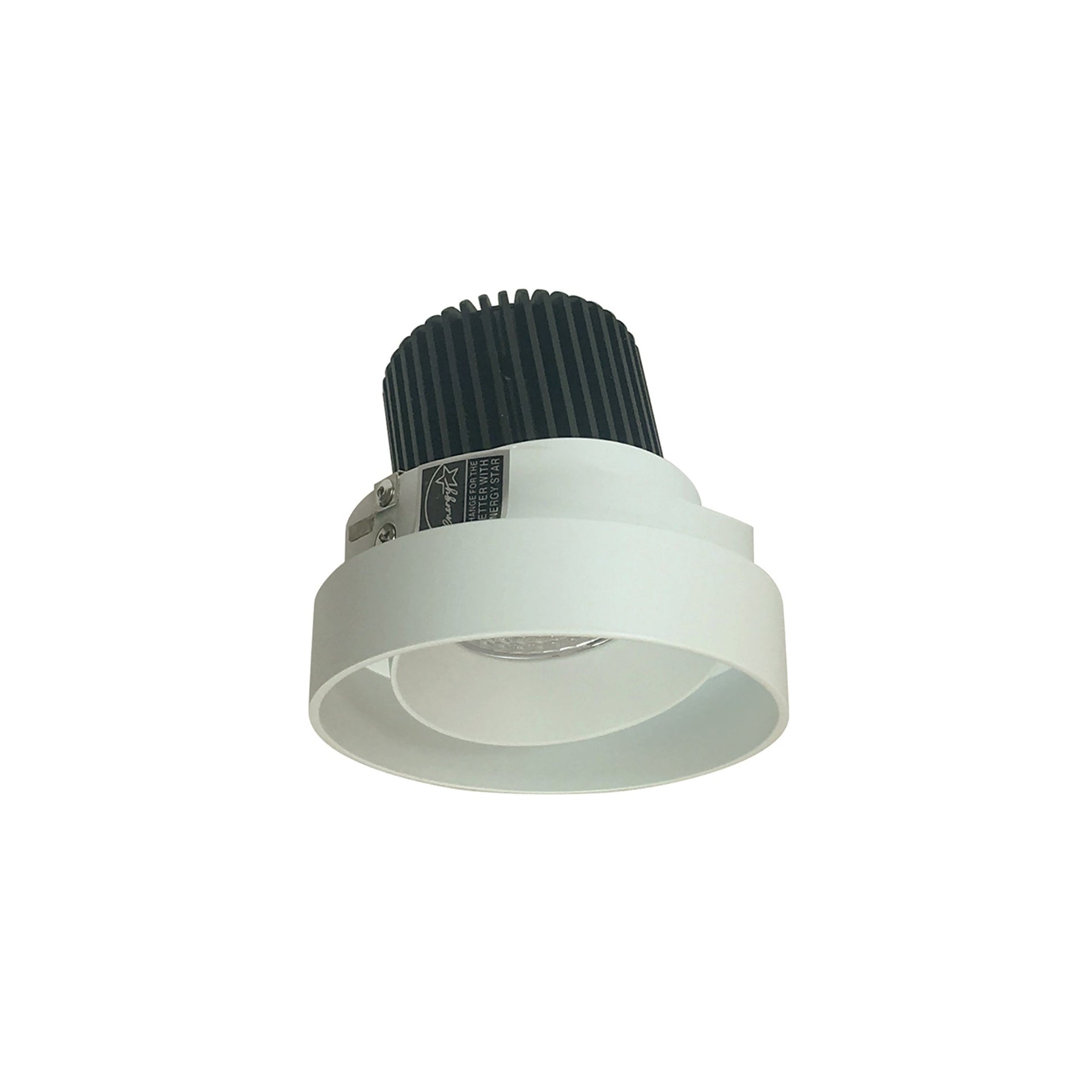 Nora NIO-4RTLA30XWW/10 4 inch Iolite LED Round Trimless Adjustable, 1000lm / 14W, 3000K, White Adjustable / White Reflector