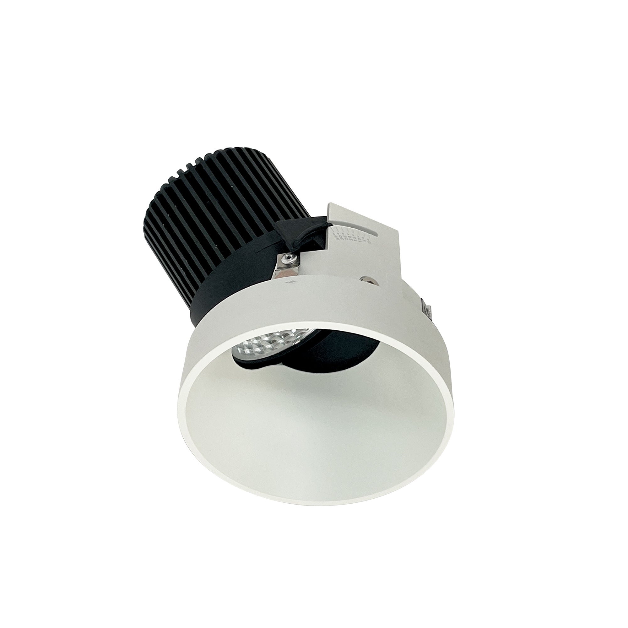 Nora Lighting NIO-4RTSLA27XWW/10 - Recessed - 4 Inch Iolite LED Round Trimless Adjustable Slot, 1000lm / 14W, 2700K, White