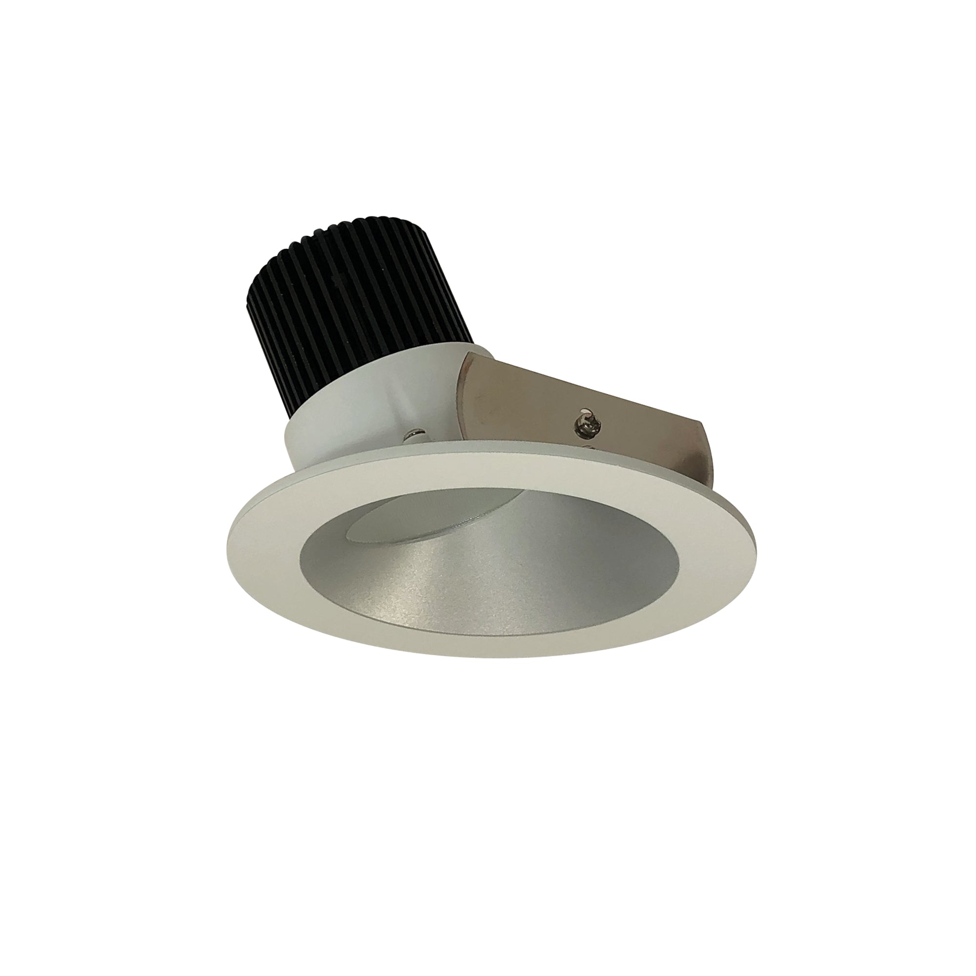 Nora Lighting NIO-4RW27XHW/10 - Recessed - 4 Inch Iolite LED Round Wall Wash, 1000lm / 14W, 2700K, Haze Reflector / White Flange