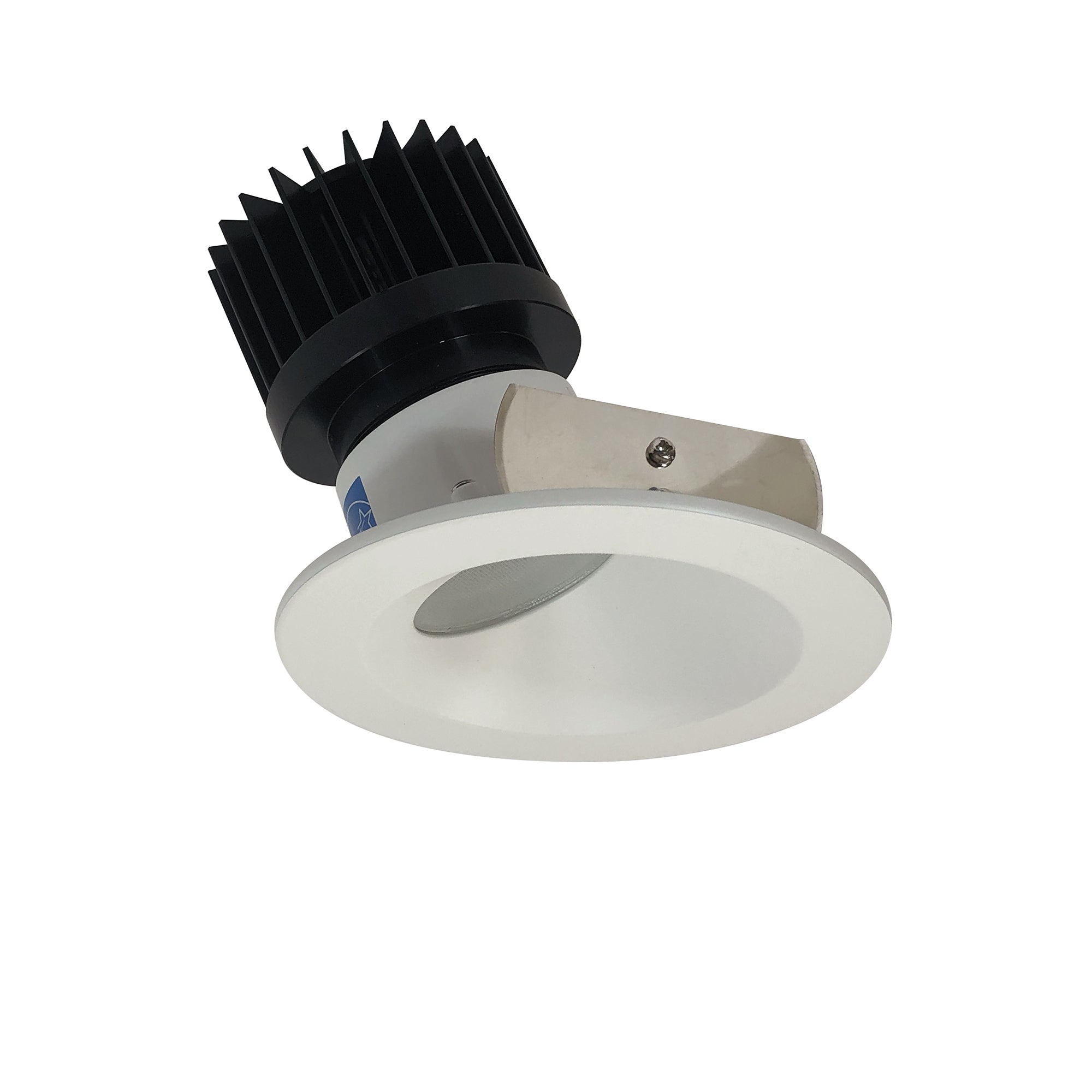 Nora Lighting NIO-4RW27XMPW/HL - Recessed - 4 Inch Iolite LED Round Wall Wash, 1500lm/2000lm (varies by housing), 2700K, Matte Powder White Reflector / Matte Powder White Flange