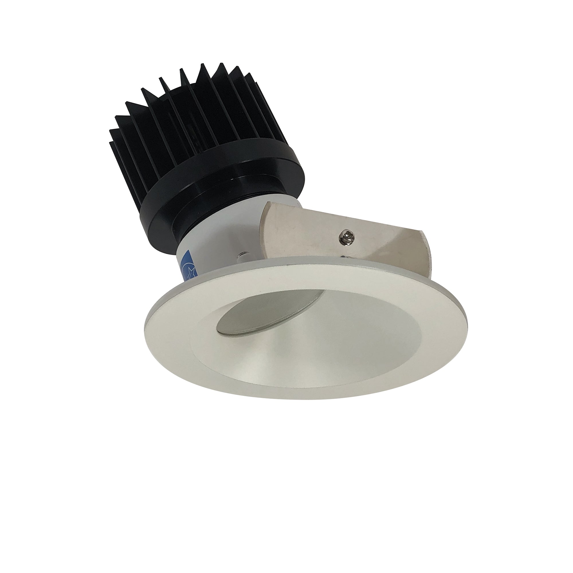 Nora Lighting NIO-4RW27XWW/HL - Recessed - 4 Inch Iolite LED Round Wall Wash, 1500lm/2000lm (varies by housing), 2700K, White Reflector / White Flange