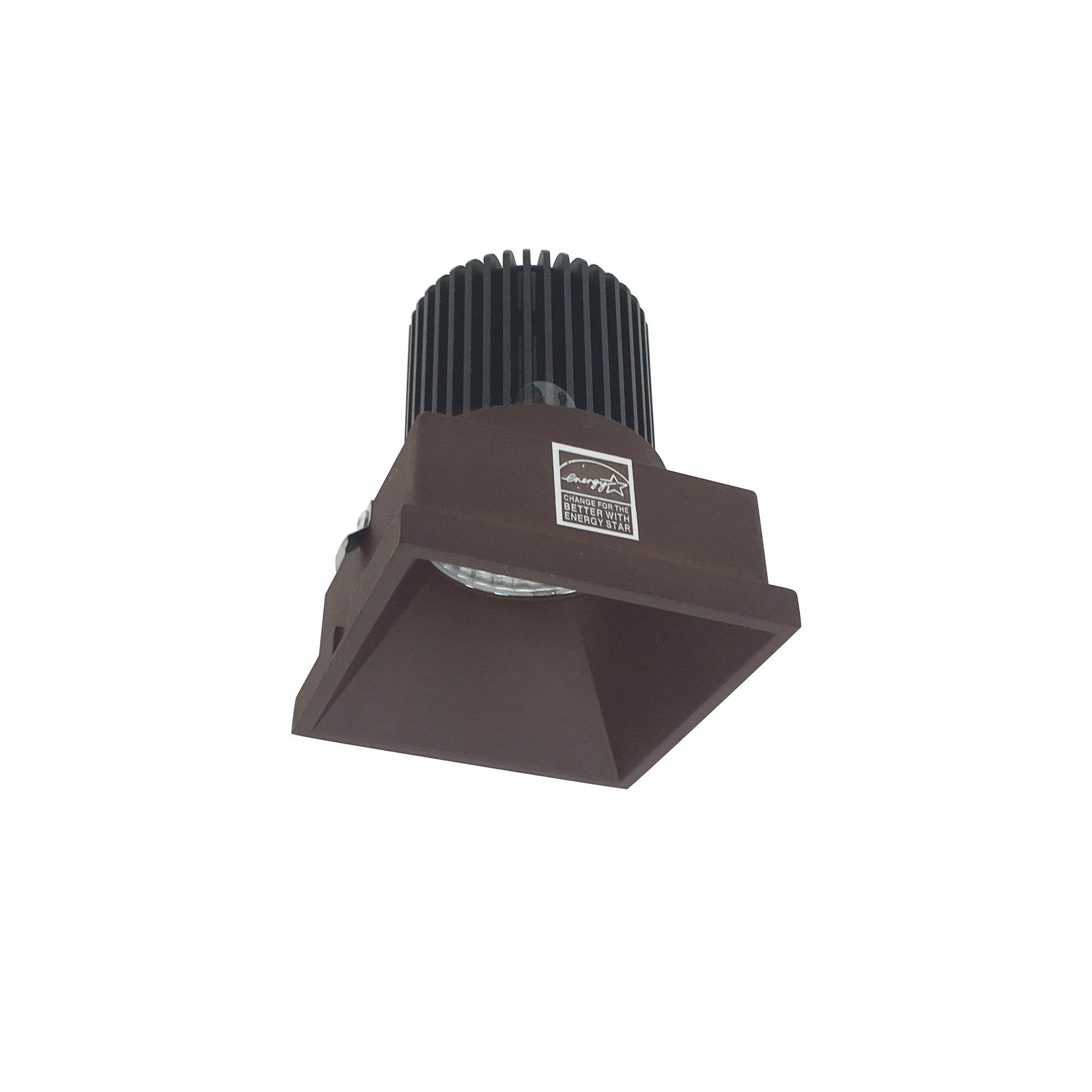 Nora Lighting NIO-4STLNDC50XBZ - Recessed - 4 Inch Iolite LED Square Trimless Downlight, 800lm / 14W, 5000K, Bronze Finish