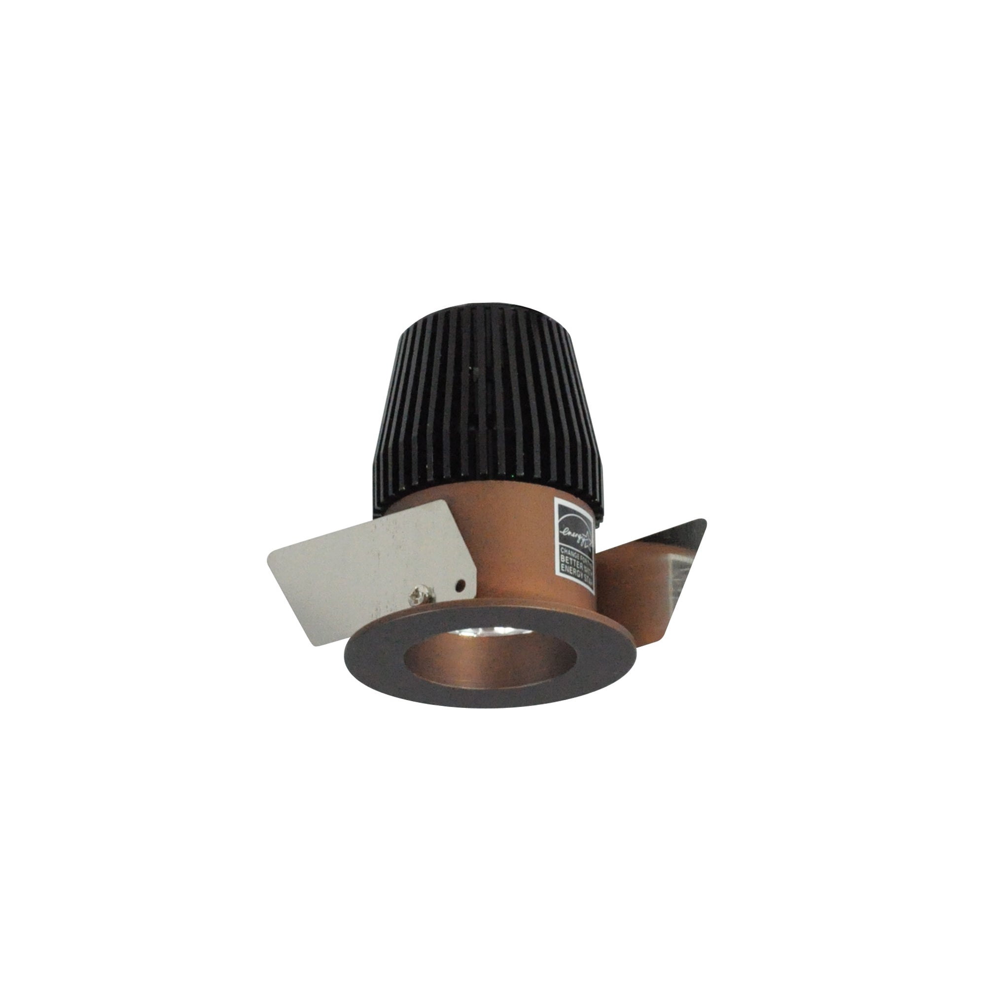 Nora Lighting NIOB-1RNGCDXBZ - Recessed - 1 Inch Iolite LED BWF Round Reflector, 600lm, Comfort Dim, Bronze Reflector / Bronze Flange