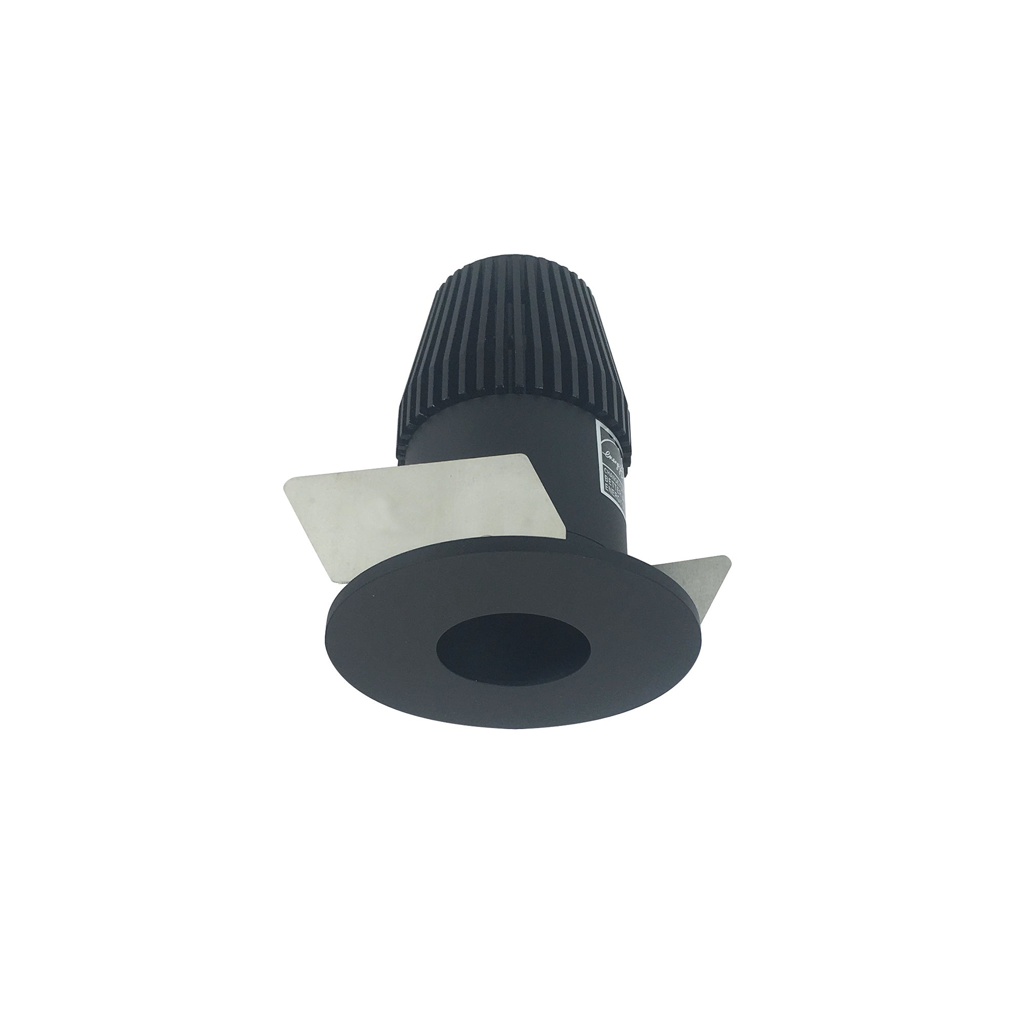 Nora Lighting NIOB-1RPH27XBB - Recessed - 1 Inch Iolite LED BWF Round Pinhole, 600lm, 2700K, Black Pinhole / Black Flange