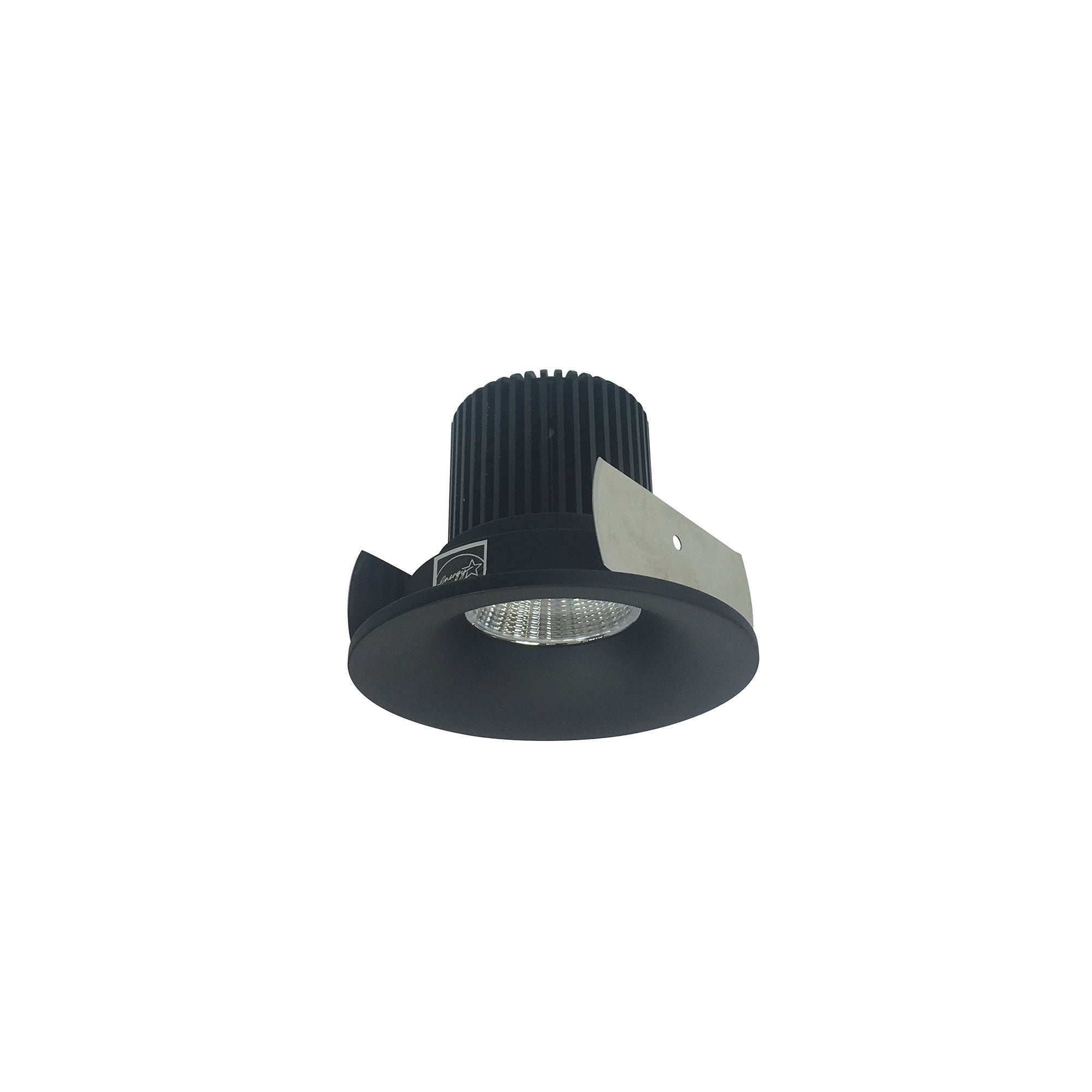 Nora Lighting NIOB-2RNB35XBB/10 - Recessed - 2 Inch Iolite LED Round Bullnose, 1000lm / 14W, 3500K, Black Finish