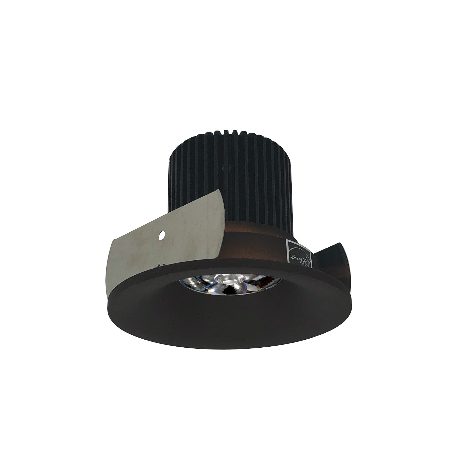 Nora Lighting NIOB-2RNB40QBZ - Recessed - 2 Inch Iolite LED Round Bullnose, 10-Degree Optic, 800lm / 12W, 4000K, Bronze Finish