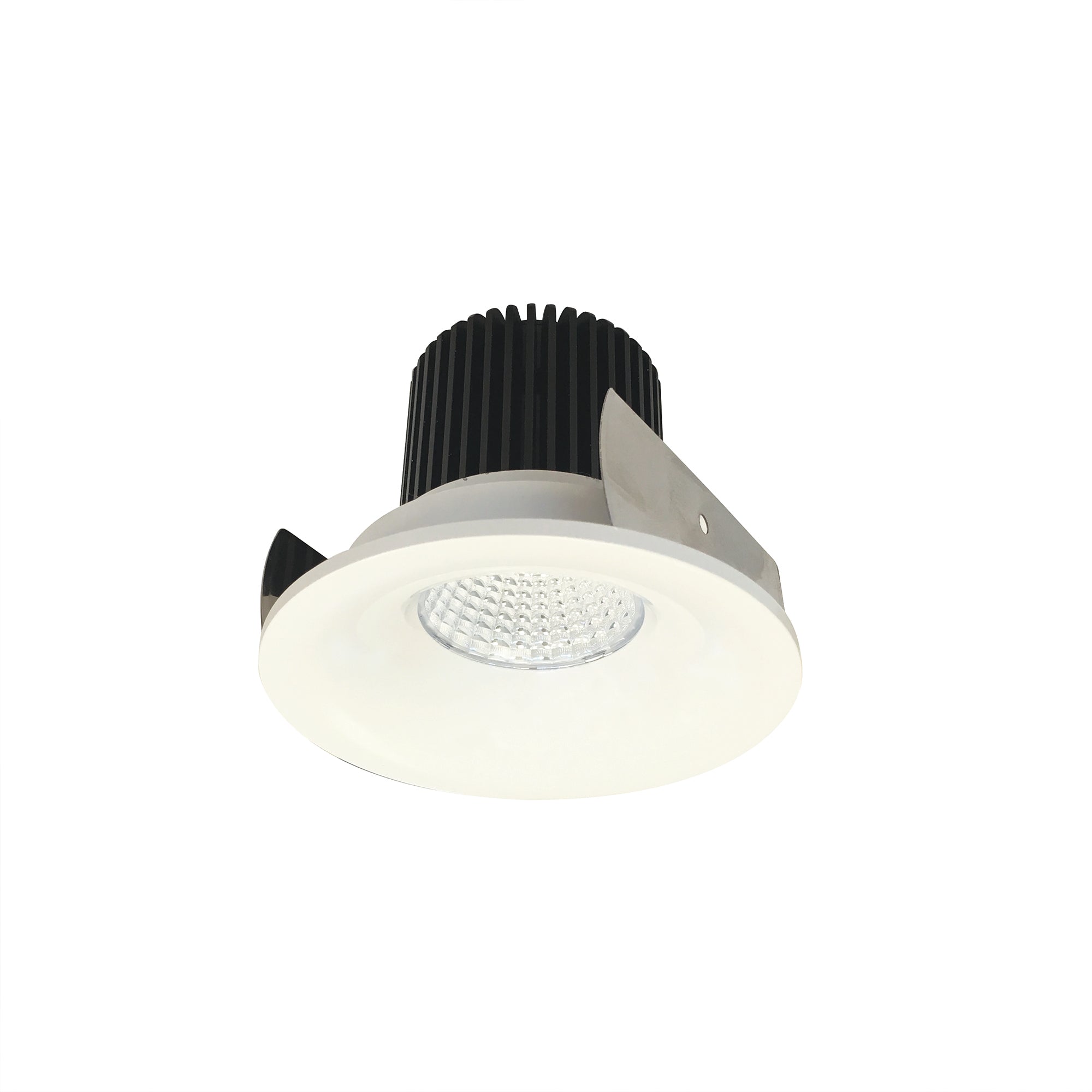 Nora Lighting NIOB-2RNBCDXWW - Recessed - 2 Inch Iolite LED Round Bullnose, 800lm / 14W, Comfort Dim, White Finish