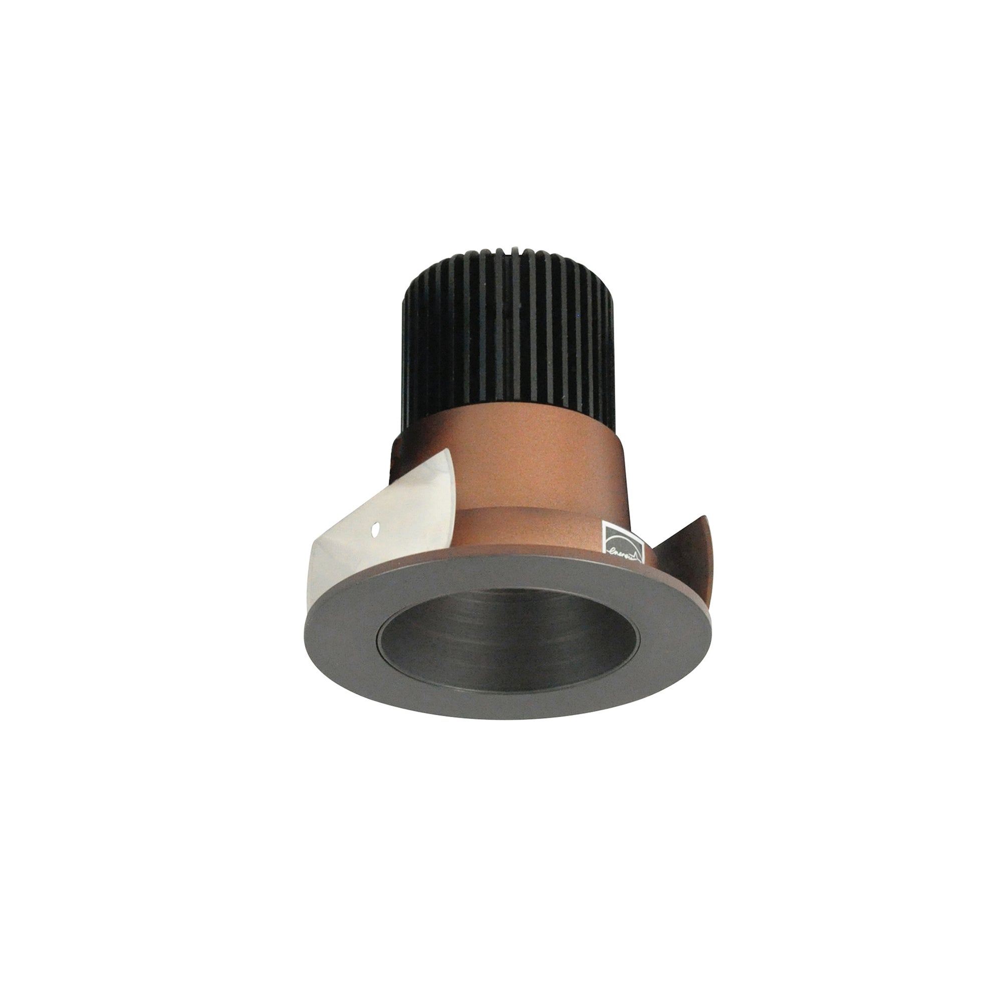 Nora Lighting NIOB-2RNDC35QBZ - Recessed - 2 Inch Iolite LED Round Reflector, 10-Degree Optic, 800lm / 12W, 3500K, Bronze Reflector / Bronze Flange