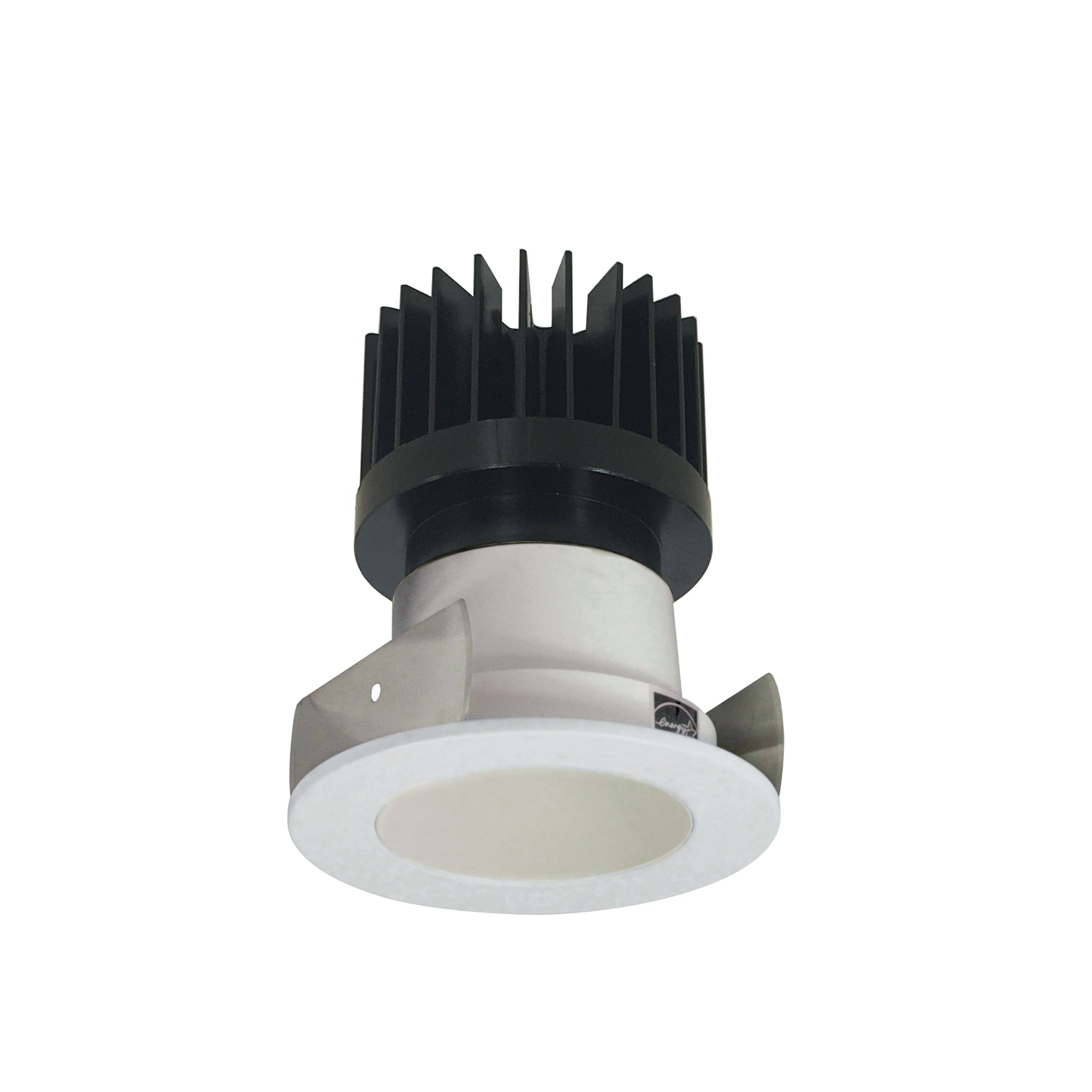 Nora Lighting NIOB-2RNDC27XWW/HL - Recessed - 2 Inch Iolite LED Round Reflector, 1500lm/2000lm/2500lm (varies by housing), 2700K, White Reflector / White Flange