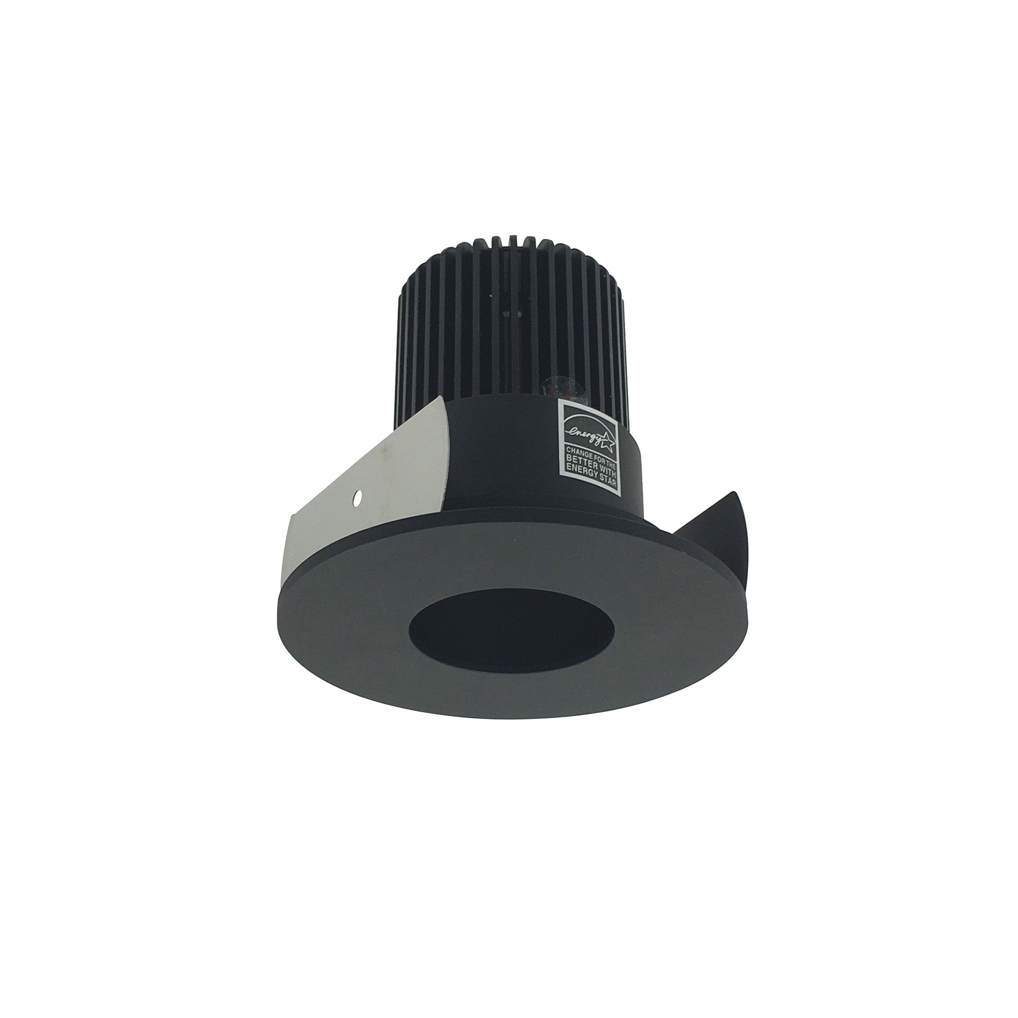 Nora Lighting NIOB-2RPH50XBB - Recessed - 2 Inch Iolite LED Round Pinhole, 800lm / 14W, 5000K, Black Pinhole / Black Flange