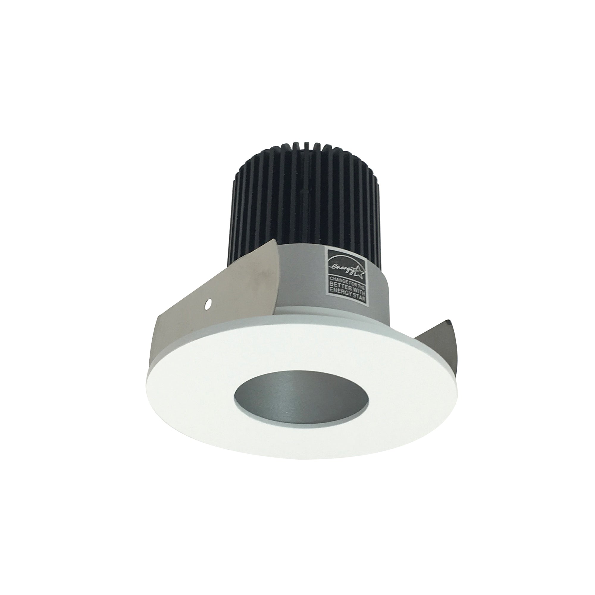 Nora Lighting NIOB-2RPH50XHZMPW - Recessed - 2 Inch Iolite LED Round Pinhole, 800lm / 14W, 5000K, Haze Pinhole / Matte Powder White Flange