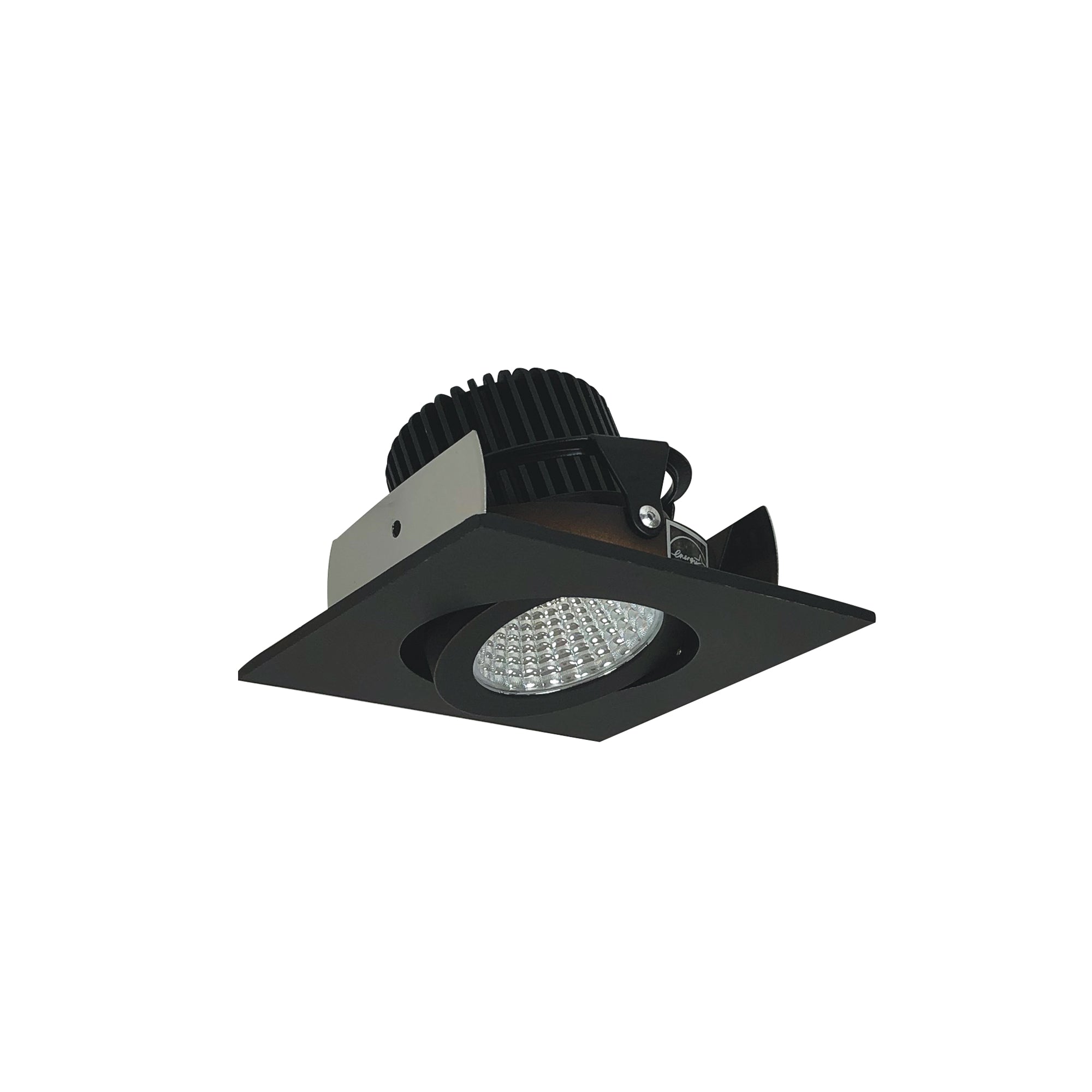 Nora Lighting NIOB-2SGCDXBZ - Recessed - 2 Inch Iolite LED Square Adjustable Gimbal, 800lm / 14W, Comfort Dim, Bronze Finish