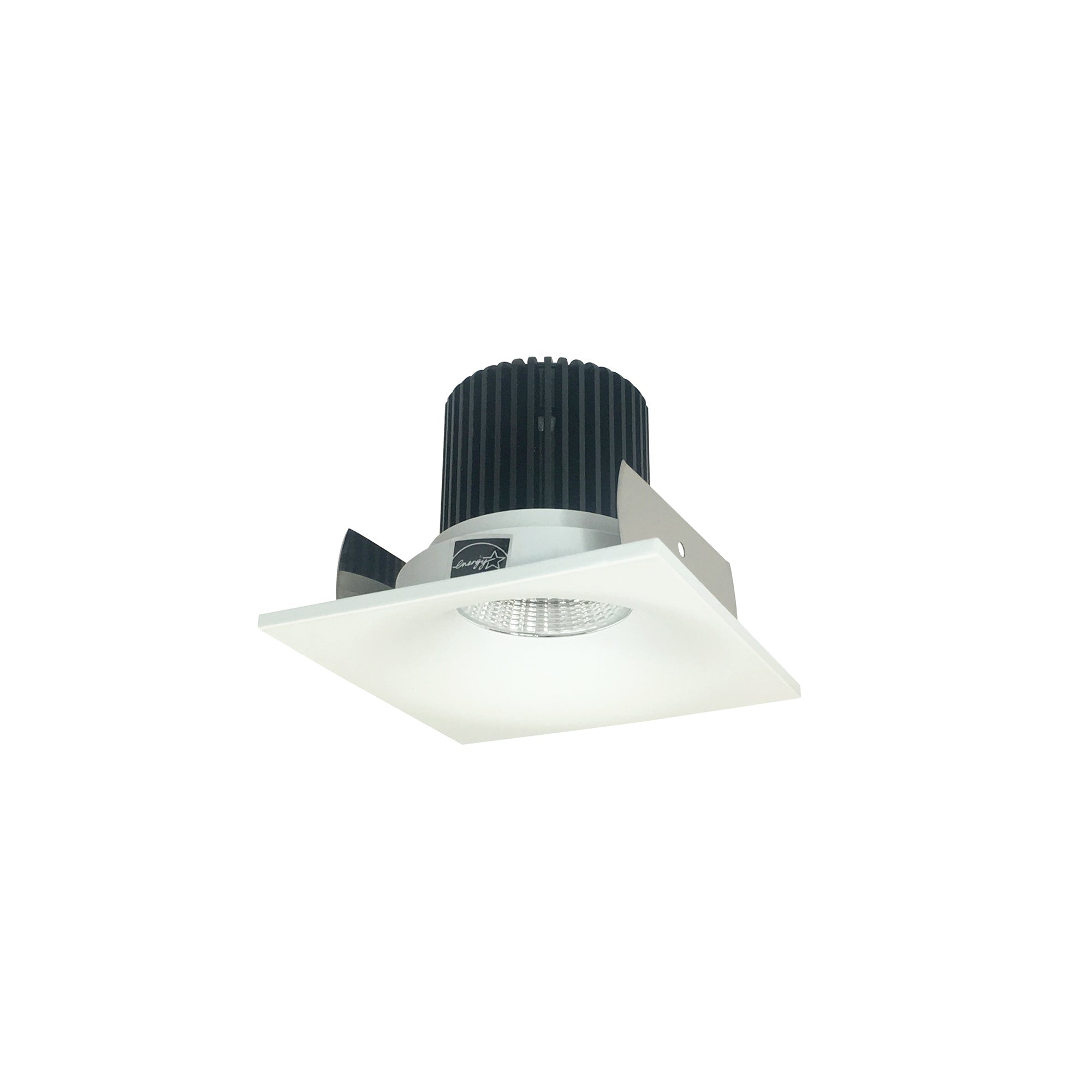 Nora Lighting NIOB-2SNB27XMPW/10 - Recessed - 2 Inch Iolite LED Square Bullnose, 1000lm / 14W, 2700K, Matte Powder White Finish