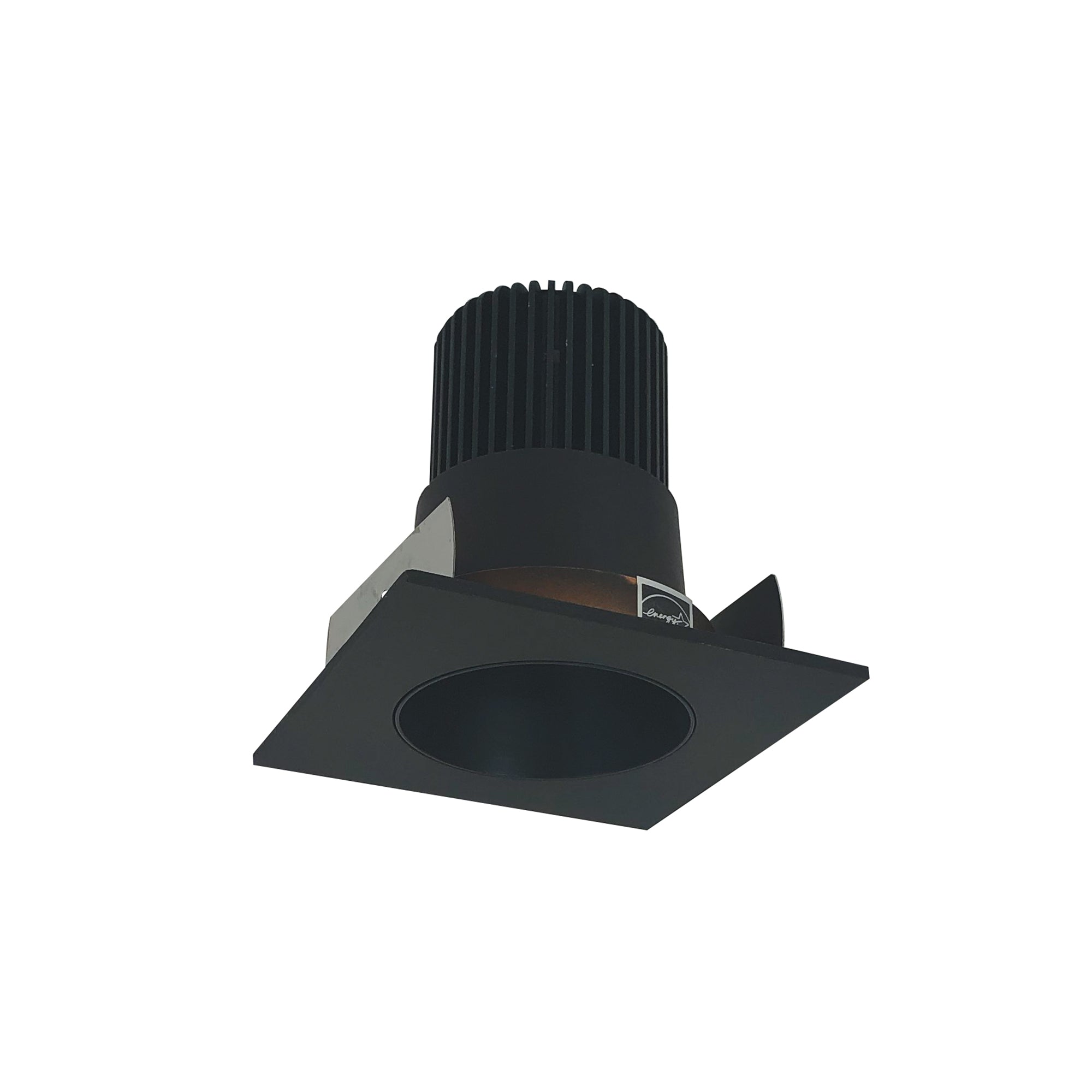 Nora Lighting NIOB-2SNDC27QBZ - Recessed - 2 Inch Iolite LED Square Reflector with Round Aperture, 10-Degree Optic, 800lm / 12W, 2700K, Bronze Reflector / Bronze Flange