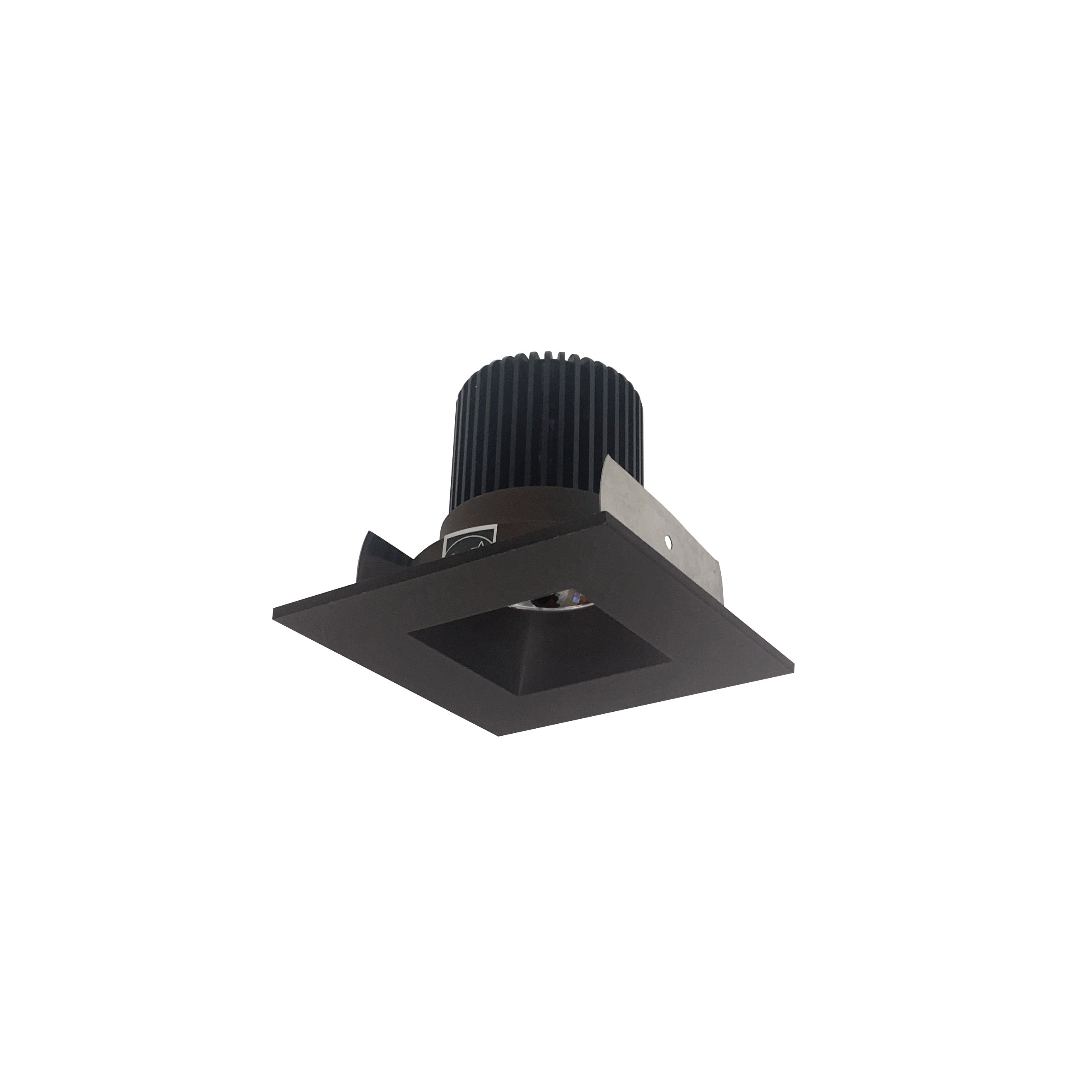 Nora Lighting NIOB-2SNDSQ27QBZ - Recessed - 2 Inch Iolite LED Square Reflector with Square Aperture, 10-Degree Optic, 800lm / 12W, 2700K, Bronze Reflector / Bronze Flange