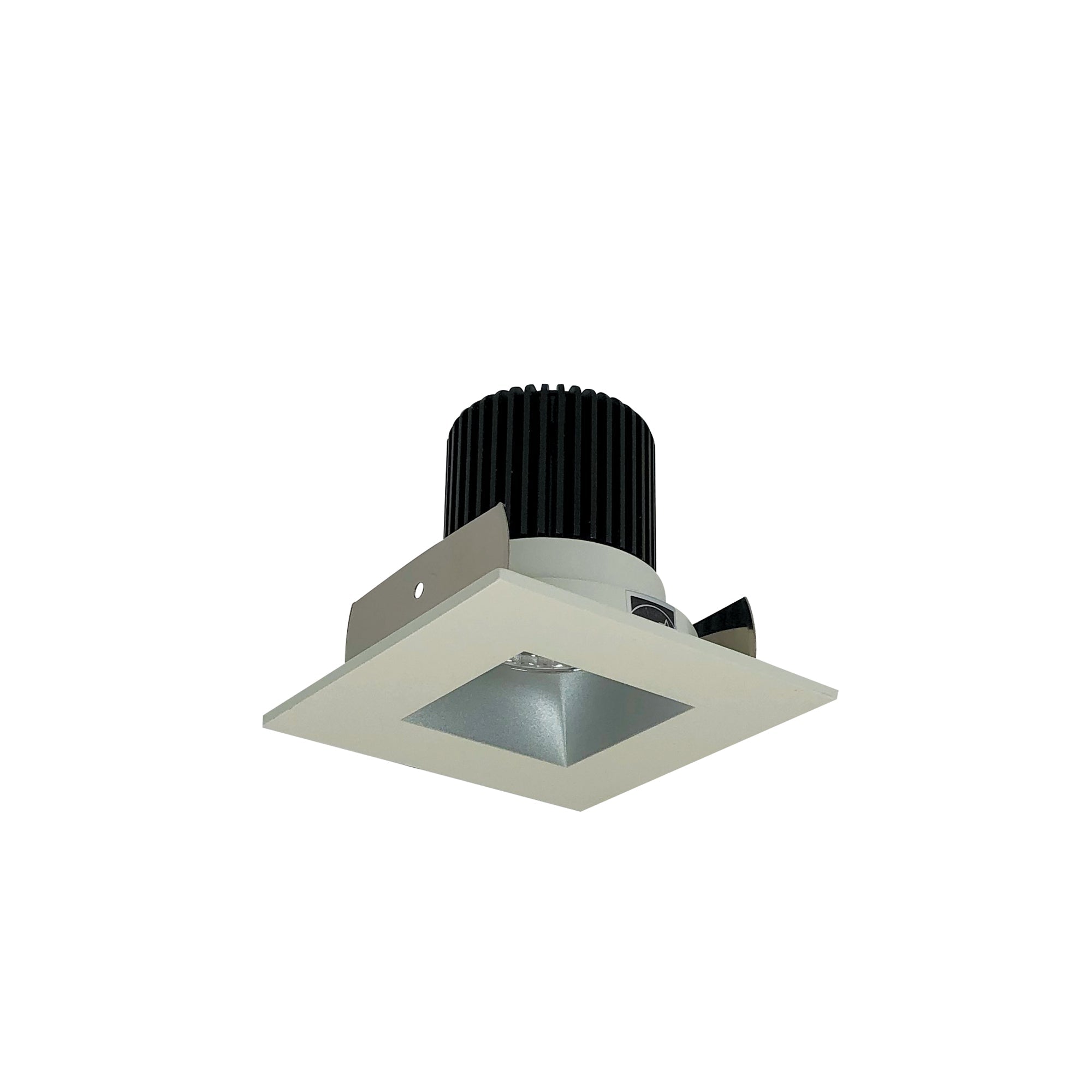 Nora Lighting NIOB-2SNDSQ50XHW - Recessed - 2 Inch Iolite LED Square Reflector with Square Aperture, 800lm / 14W, 5000K, Haze Reflector / White Flange