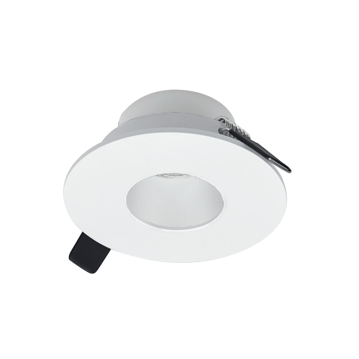 Nora Lighting NIOC-2RPHMPW - Recessed - 2 Inch Iolite Can-less Round Pinhole Trim, Matte Powder White finish