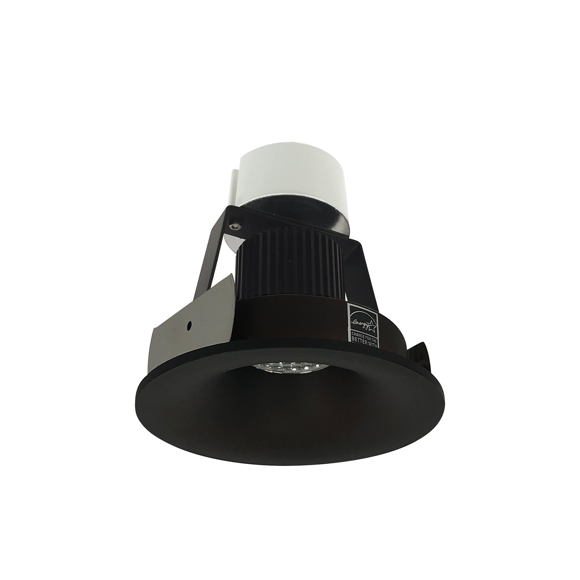 Nora Lighting NIR-4RNBCDXBZ - Recessed - 4 Inch Iolite LED Round Bullnose Retrofit, 800lm / 12W, Comfort Dim, Bronze Finish