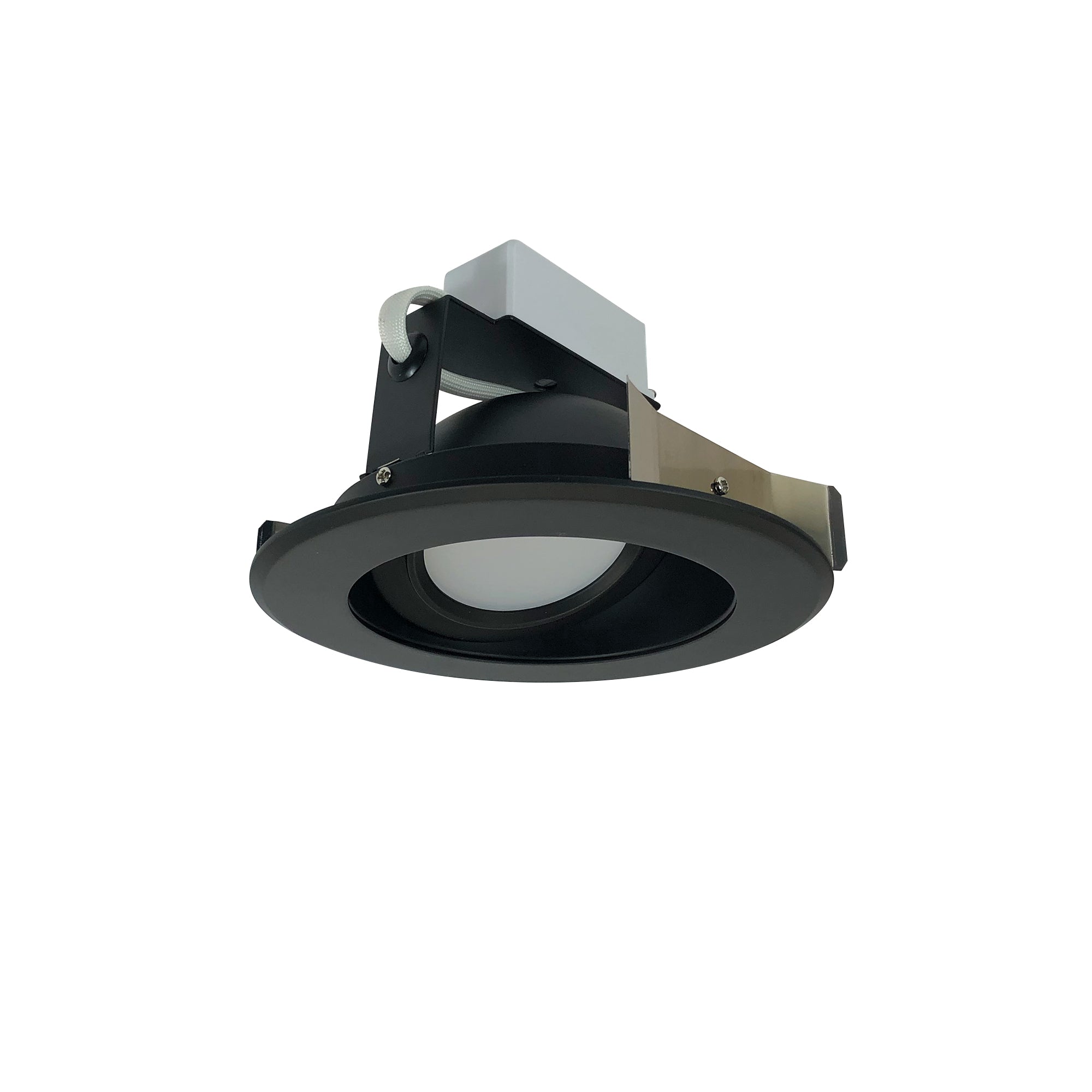 Nora Lighting NLCBC-56927XBB - Recessed - 5 Inch Cobalt Adjustable LED Retrofit, 1200lm / 14W, 2700K, Black Reflector / Black Flange