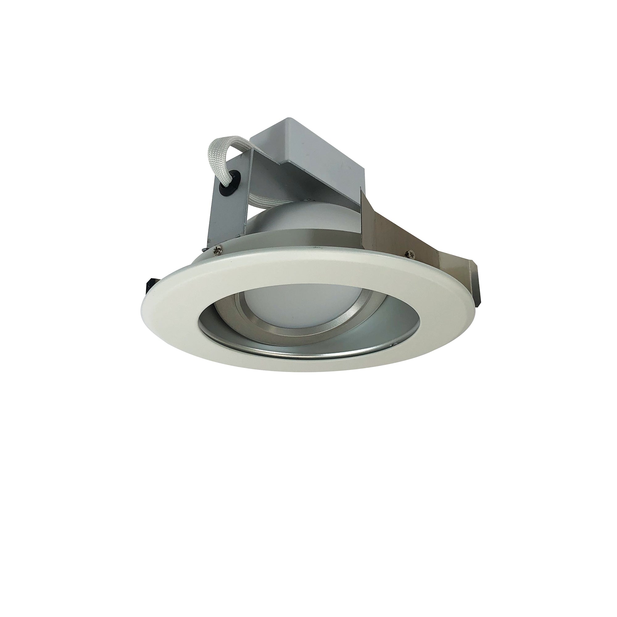 Nora Lighting NLCBC-56927XHZW - Recessed - 5 Inch Cobalt Adjustable LED Retrofit, 1200lm / 14W, 2700K, Haze Reflector / White Flange