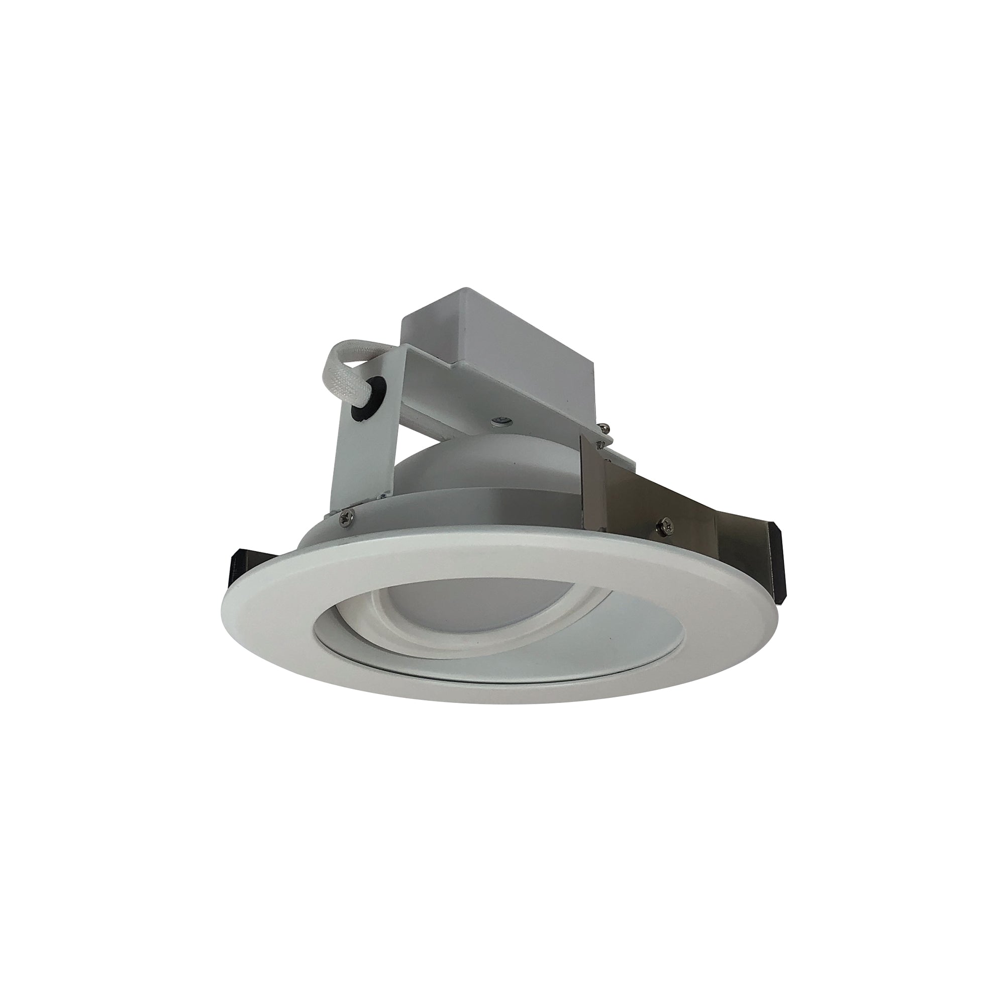 Nora Lighting NLCBC-56927XWW - Recessed - 5 Inch Cobalt Adjustable LED Retrofit, 1200lm / 14W, 2700K, White Reflector / White Flange