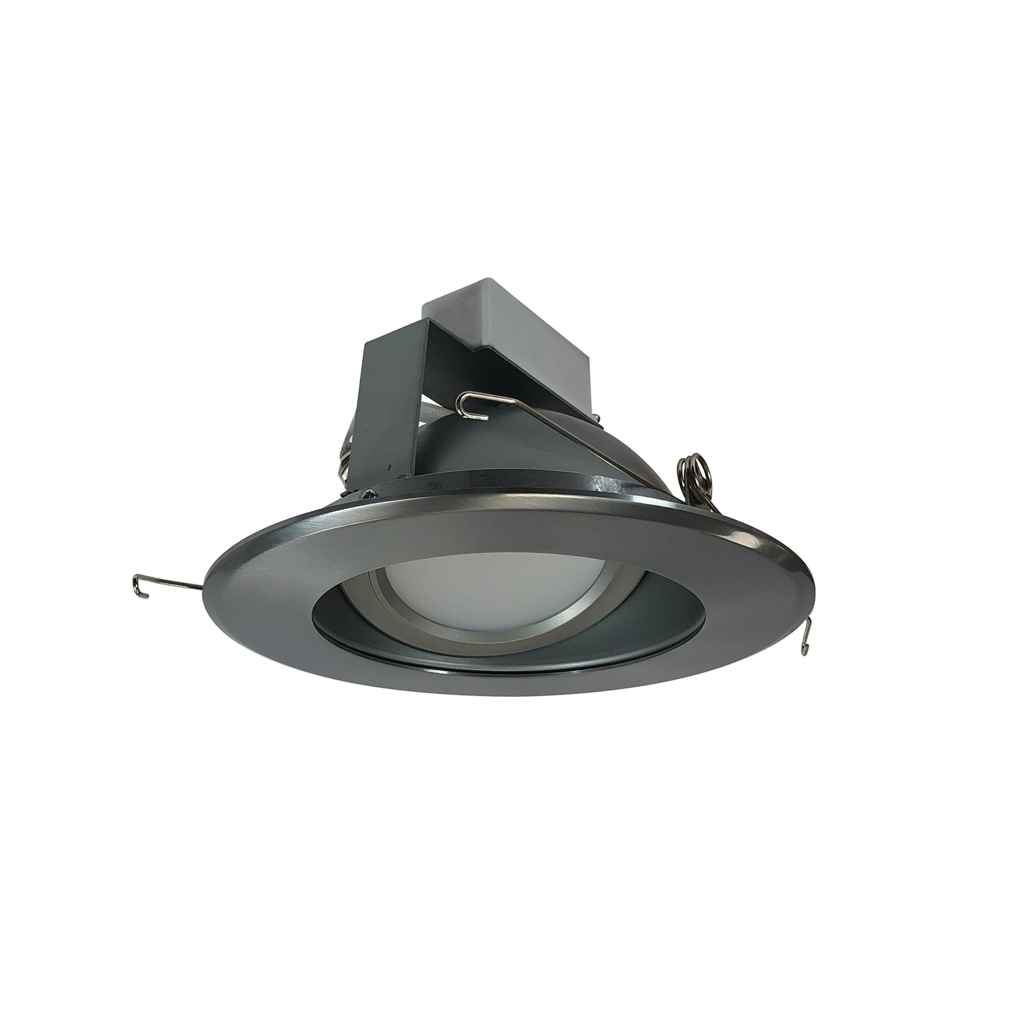 Nora Lighting NLCBC-66935XHZN - Recessed - 6 Inch Cobalt Adjustable LED Retrofit, 1200lm / 14W, 3500K, Haze Reflector / Natural Metal Flange