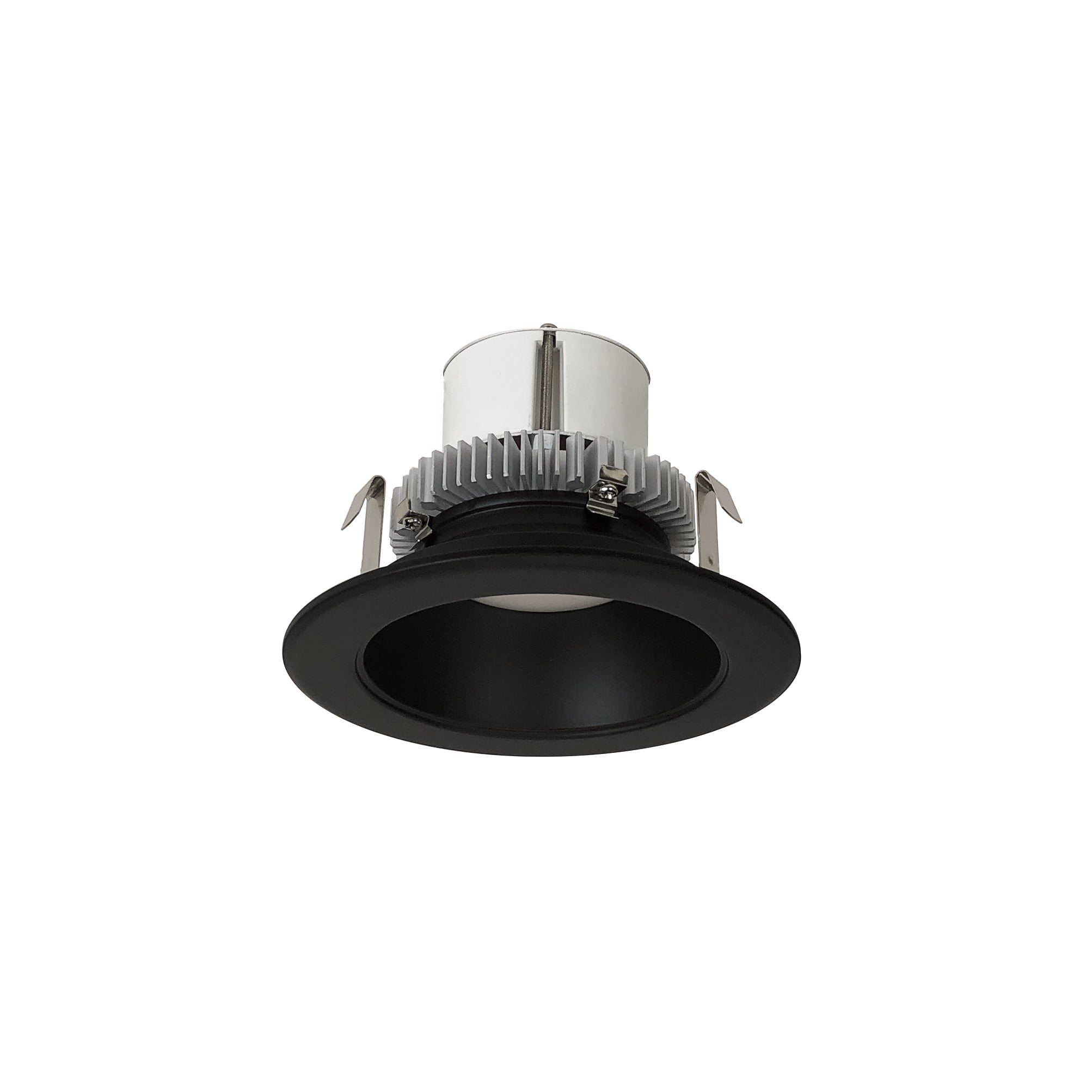 Nora Lighting NLCBC2-45140BB/10EM - Recessed - 4 Inch Cobalt Click LED Retrofit, Round Reflector, 1000lm / 12W, 4000K, Black Reflector / Black Flange, Pre-Wired for Emergency