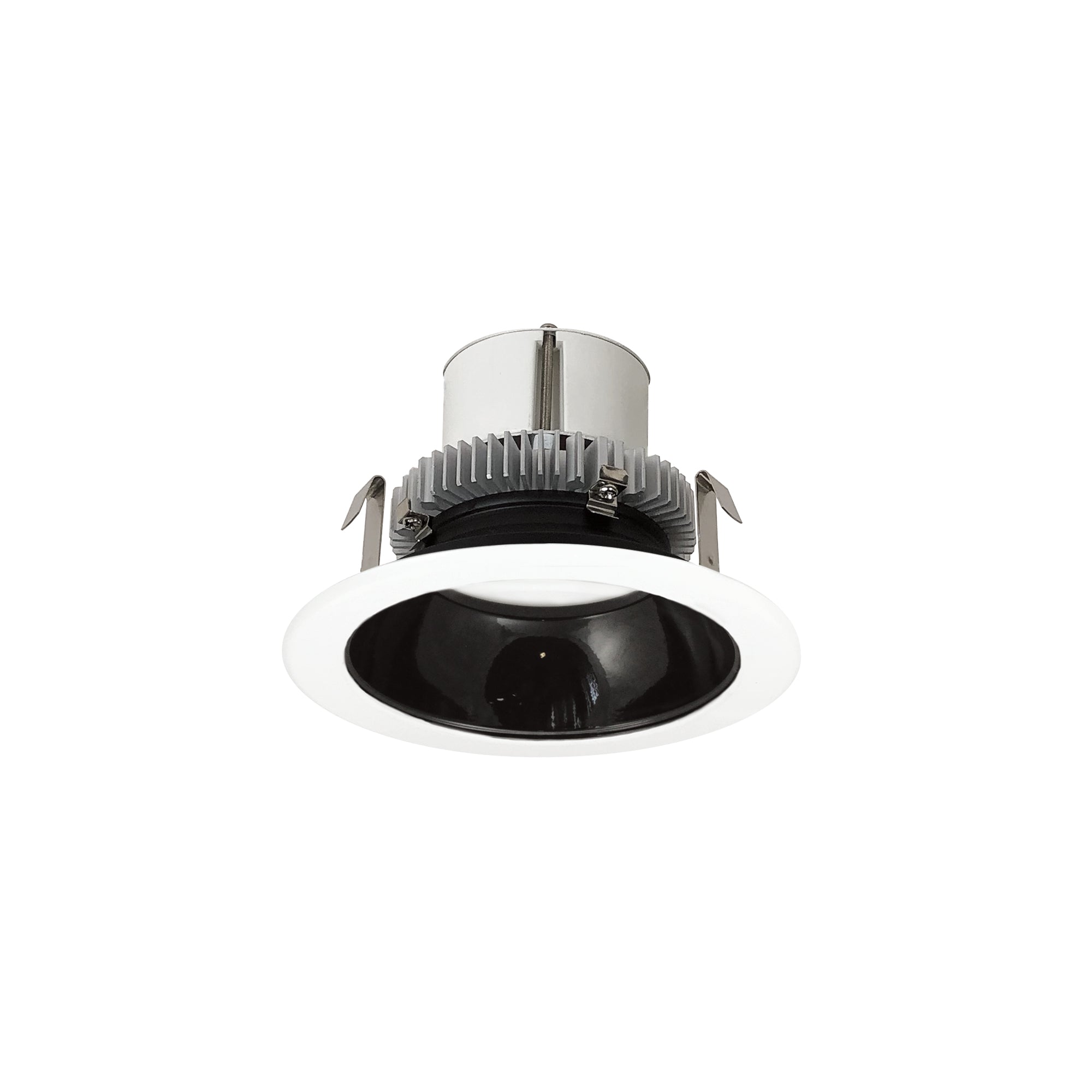 Nora Lighting NLCBC2-45127BW/10 - Recessed - 4 Inch Cobalt Click LED Retrofit, Round Reflector, 1000lm / 12W, 2700K, Black Reflector / White Flange