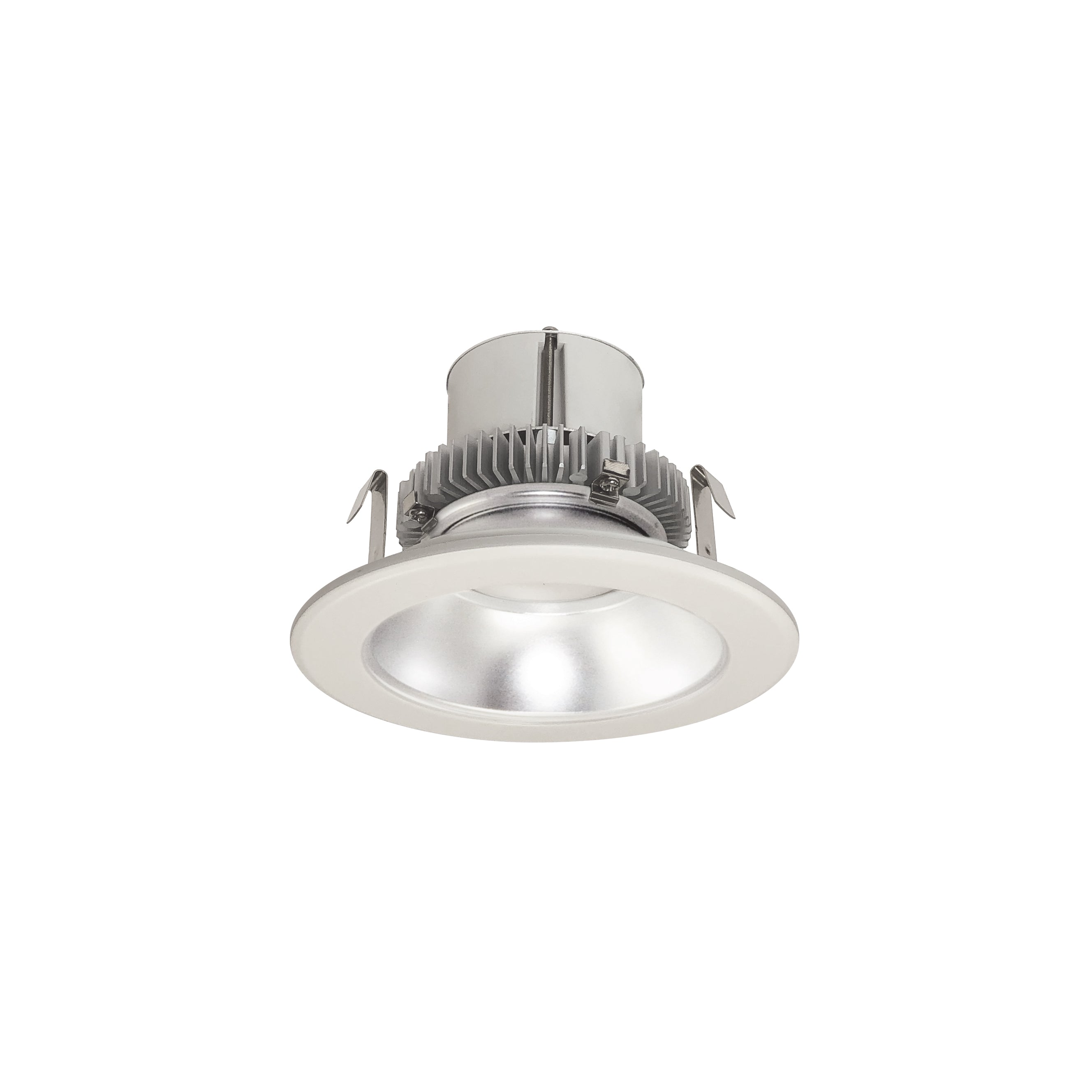 Nora Lighting NLCBC2-45130DW/10LE4EM - Recessed - 4 Inch Cobalt Click 1000LM LED Retrofit, Round Reflector, 12W, 3000K, Diffused/White, 120V 0-10V/Triac/ELV & 277V 0-10V Dimming, Wired for EM Compatibility