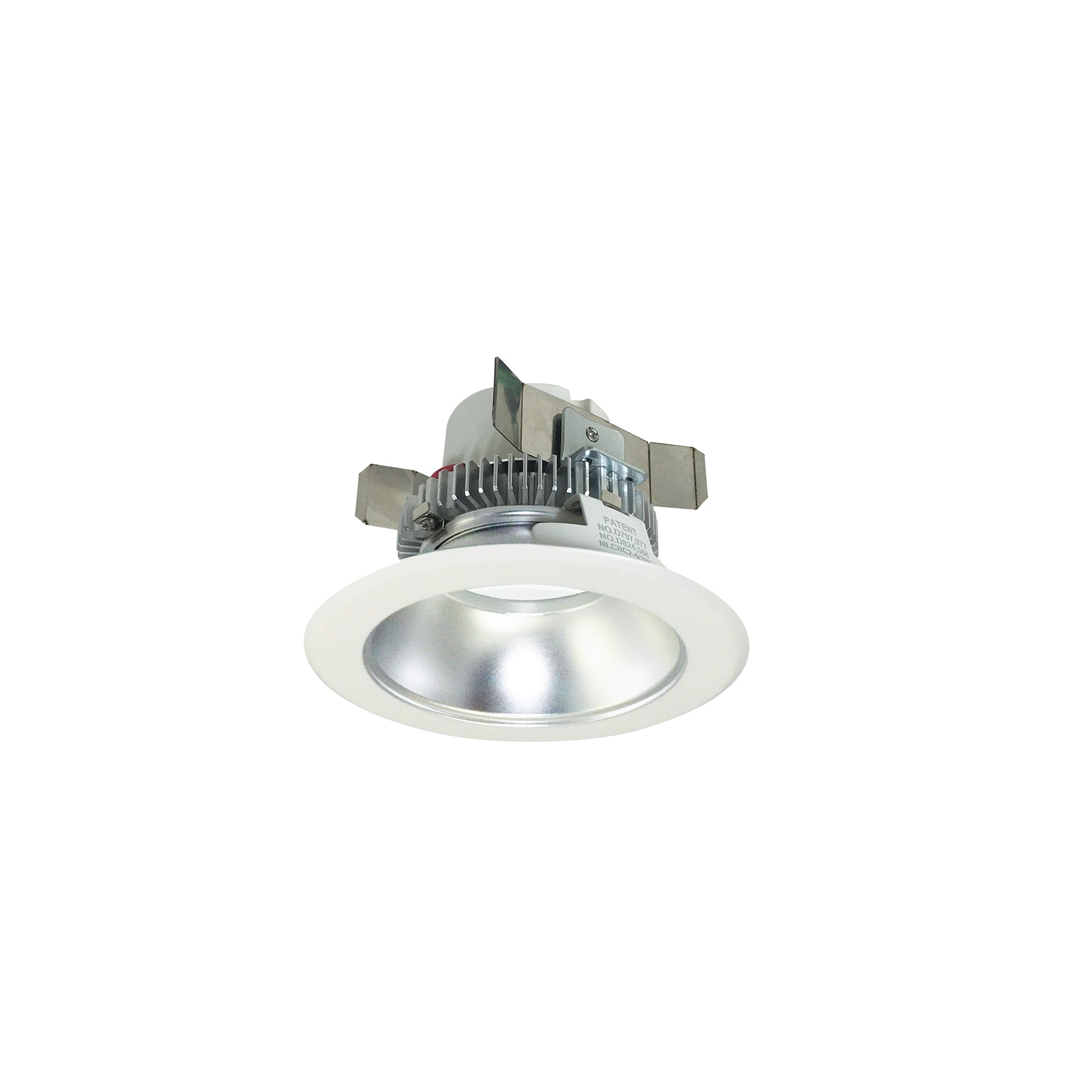 Nora Lighting NLCBC2-45127DW/ALE4 - Recessed - 4 Inch Cobalt Click LED Retrofit, Round Reflector, 750lm / 10W, 2700K, Diffused Clear Reflector / White Flange, 120V-277V input; Triac / ELV / 0-10V dimming