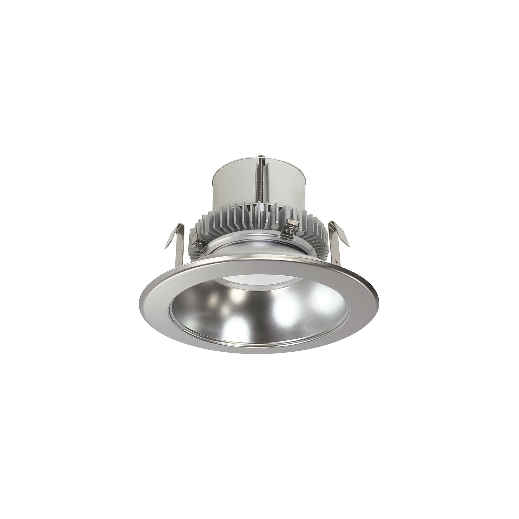 Nora Lighting NLCBC2-45135NN/10LE4 - Recessed - 4 Inch Cobalt Click LED Retrofit, Round Reflector, 1000lm / 12W, 3500K, Natural Metal Reflector / Natural Metal Flange, 120V-277V input; Triac / ELV / 0-10V dimming