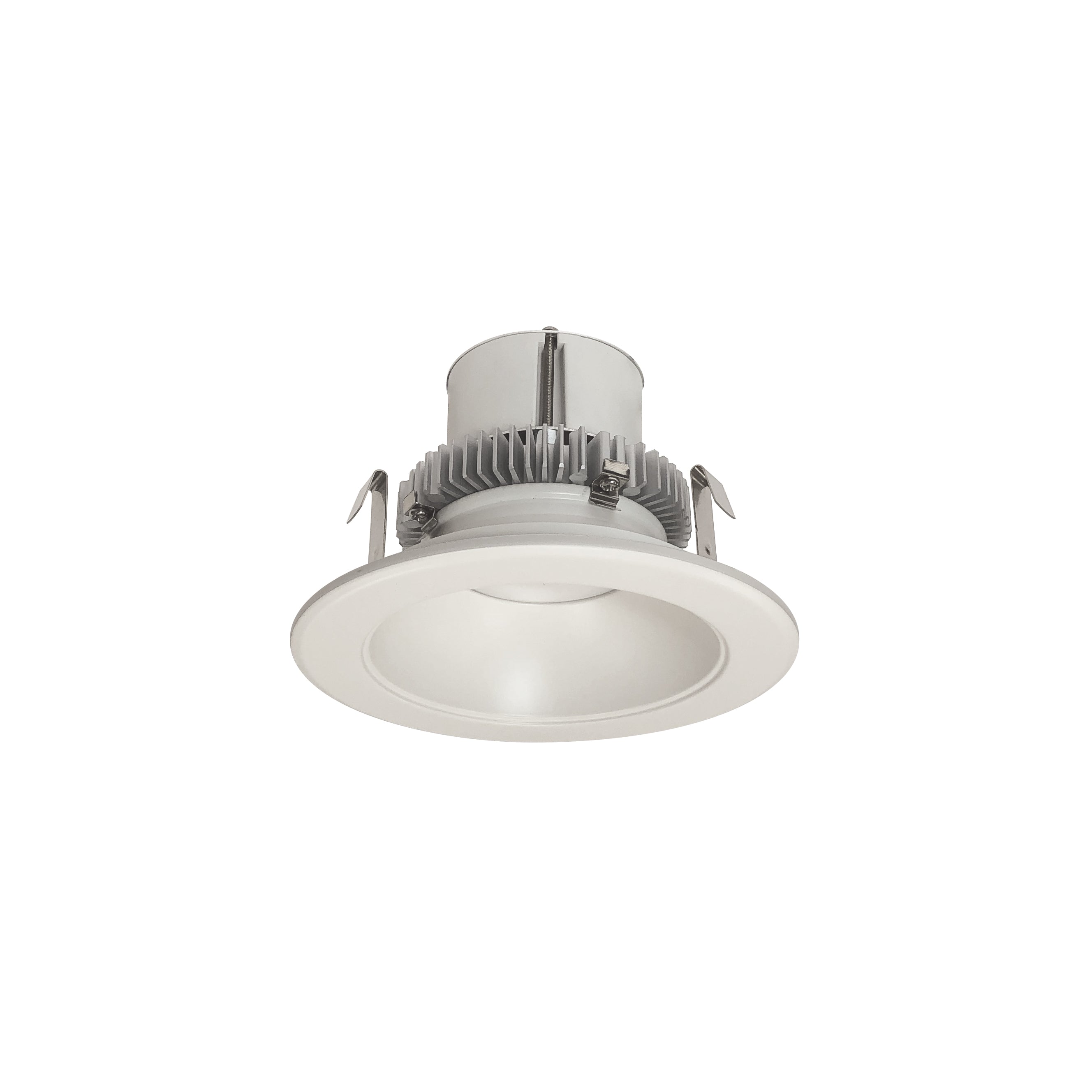 Nora Lighting NLCBC2-45127WW/10 - Recessed - 4 Inch Cobalt Click LED Retrofit, Round Reflector, 1000lm / 12W, 2700K, White Reflector / White Flange