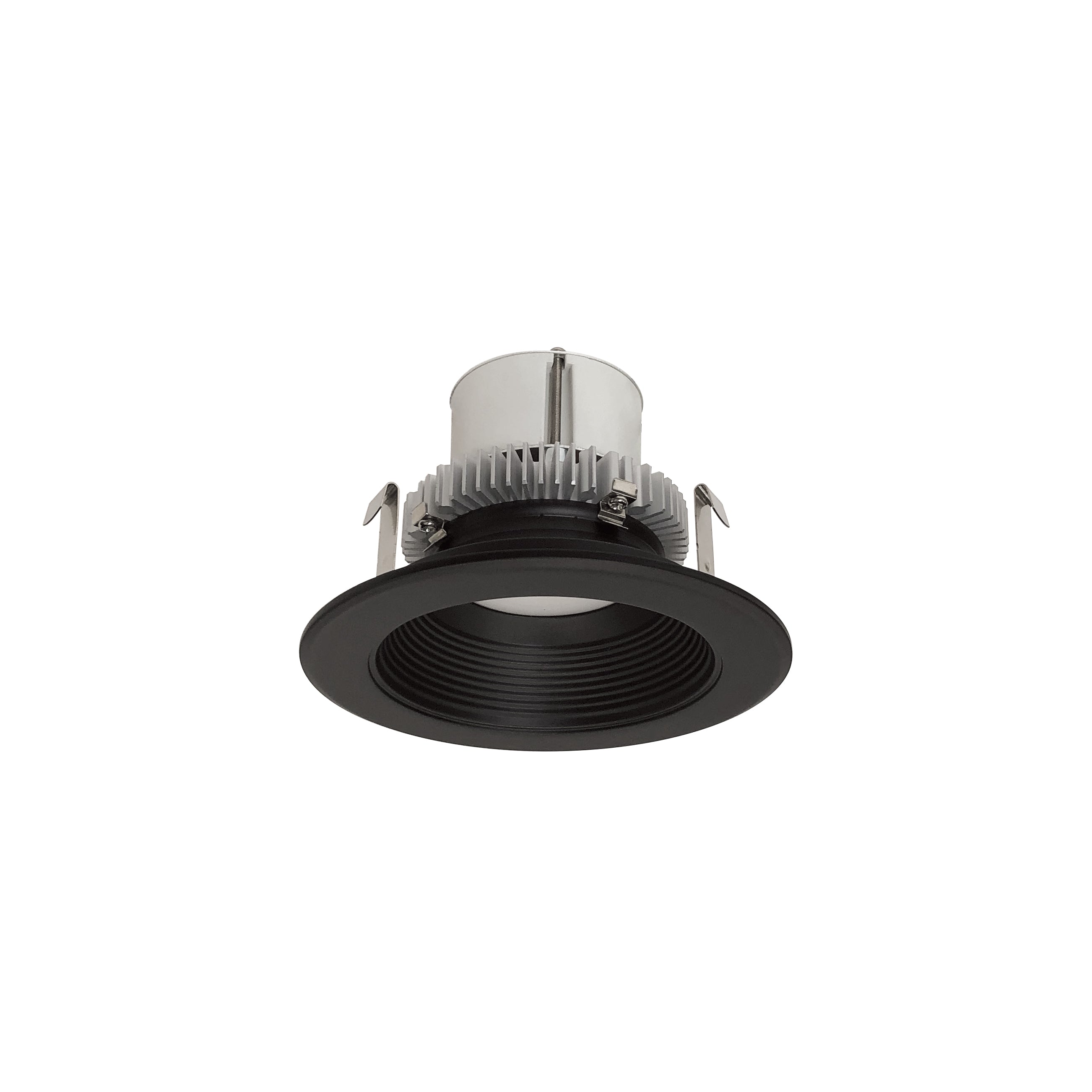 Nora Lighting NLCBC2-45227BB/10 - Recessed - 4 Inch Cobalt Click LED Retrofit, Baffle, 1000lm / 12W, 2700K, Black Baffle / Black Flange