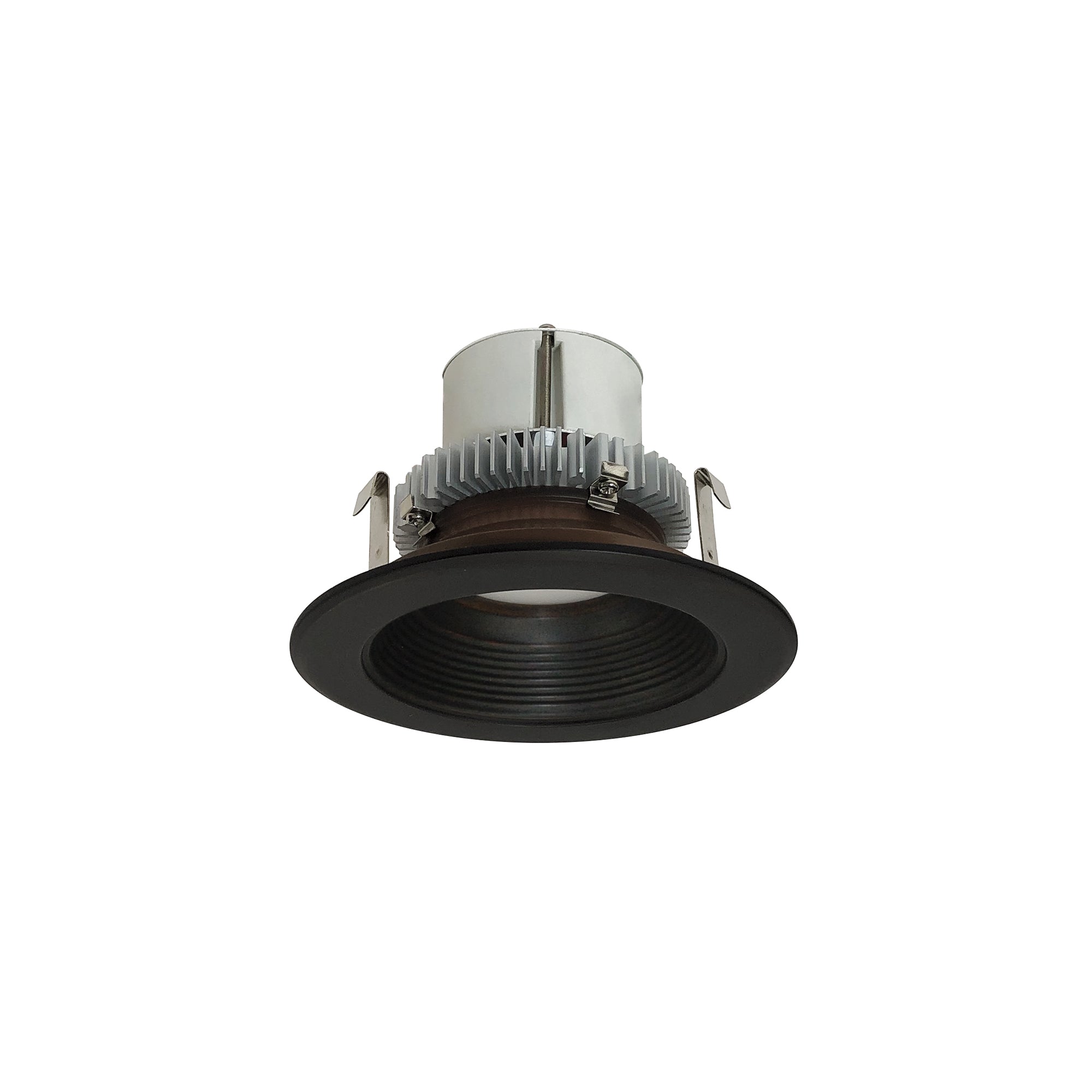 Nora Lighting NLCBC2-45227BZBZ/10 - Recessed - 4 Inch Cobalt Click LED Retrofit, Baffle, 1000lm / 12W, 2700K, Bronze Baffle / Bronze Flange