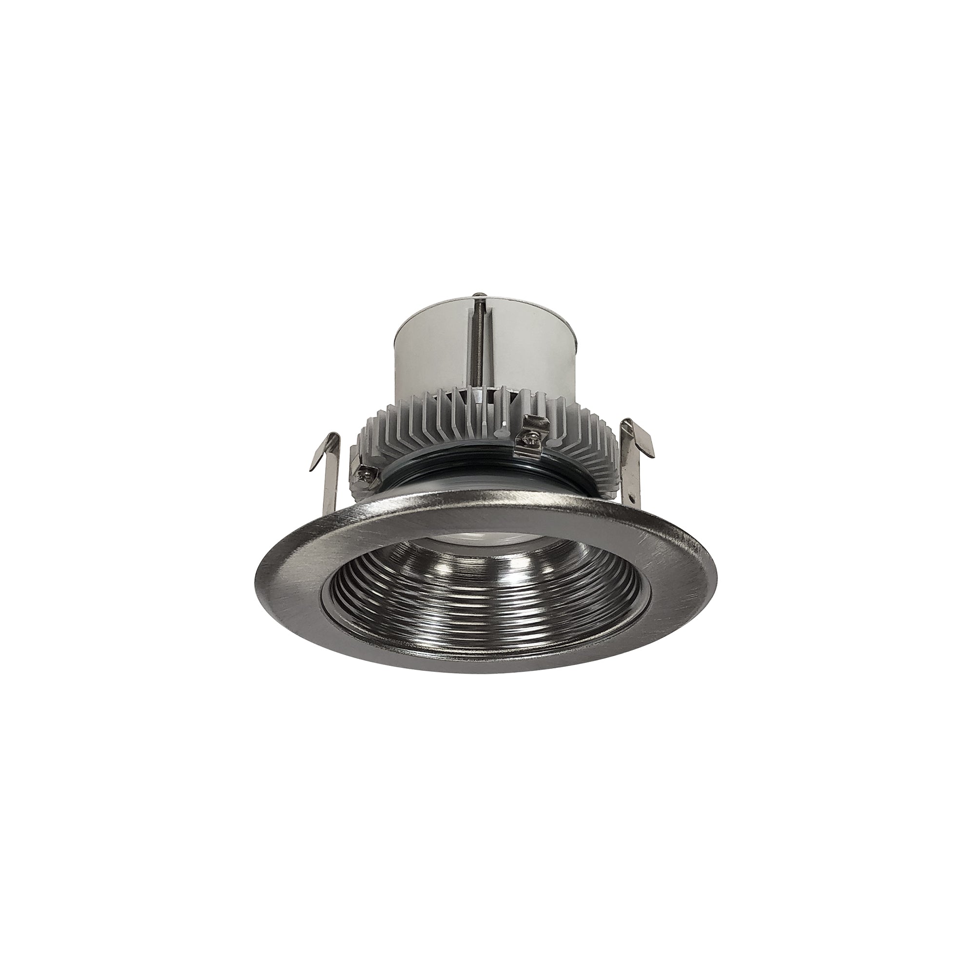 Nora Lighting NLCBC2-45227NN/10 - Recessed - 4 Inch Cobalt Click LED Retrofit, Baffle, 1000lm / 12W, 2700K, Natural Metal Baffle / Natural Metal Flange